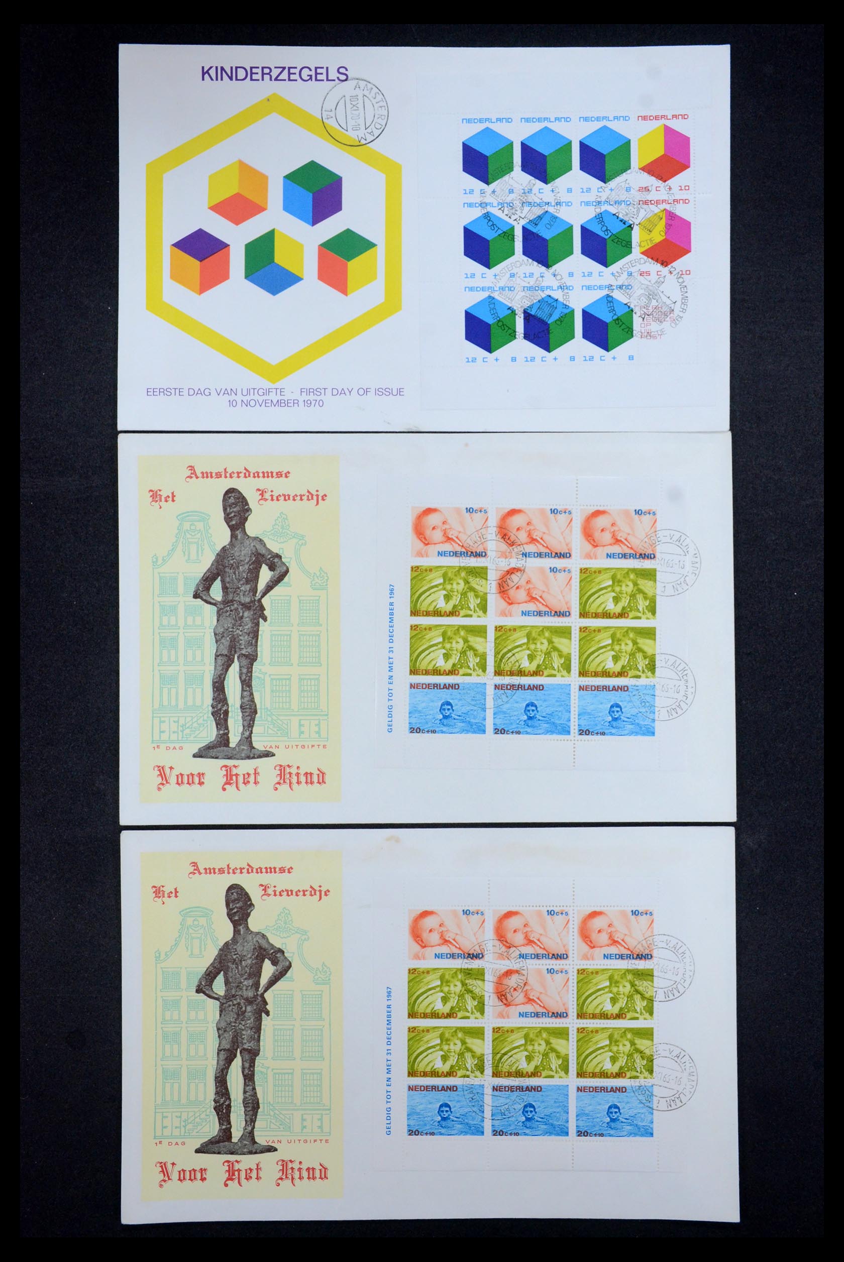 35196 002 - Stamp Collection 35196 Netherlands and Dutch territories covers 1864-197