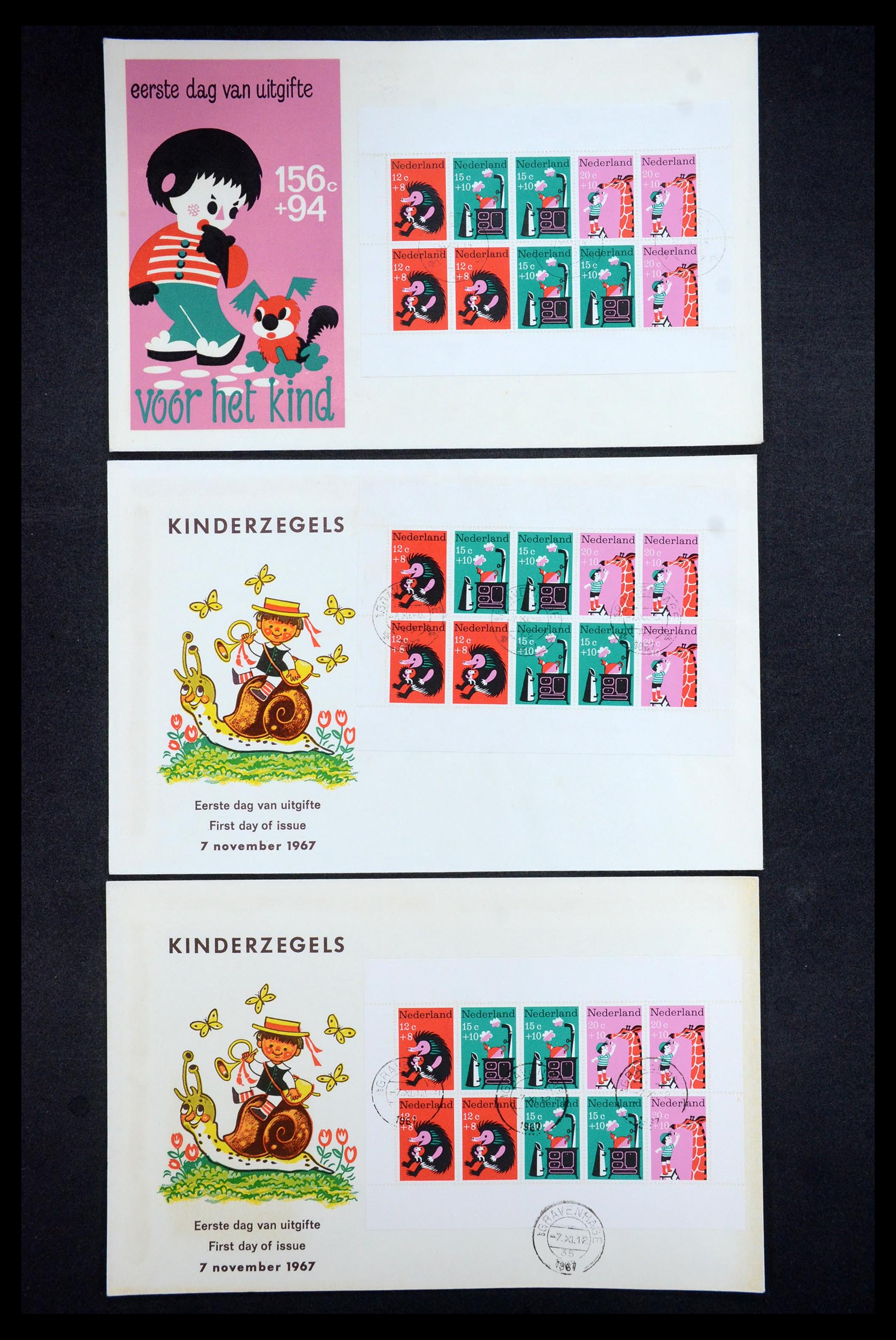 35196 004 - Stamp Collection 35196 Netherlands and Dutch territories covers 1864-197