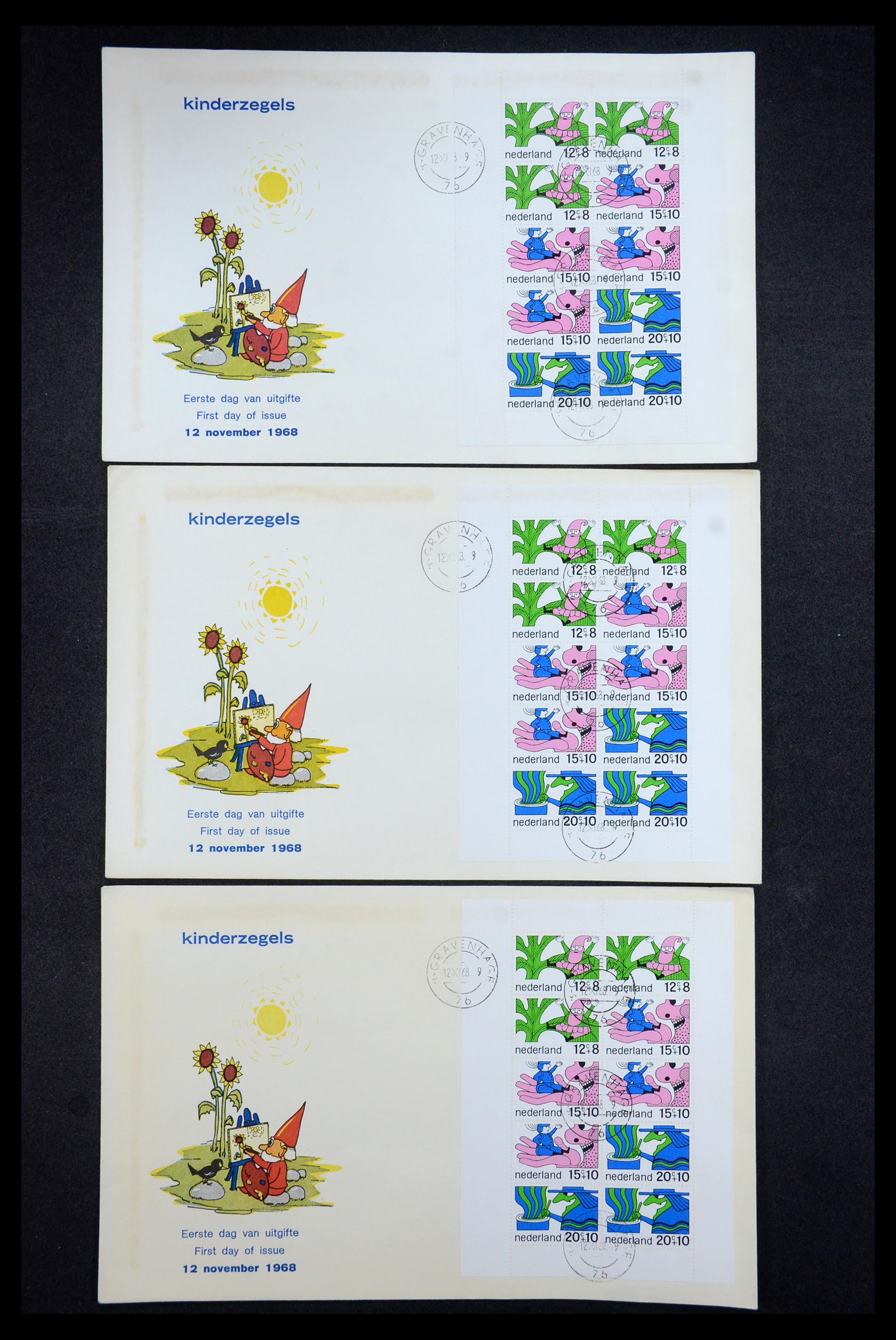 35196 005 - Stamp Collection 35196 Netherlands and Dutch territories covers 1864-197