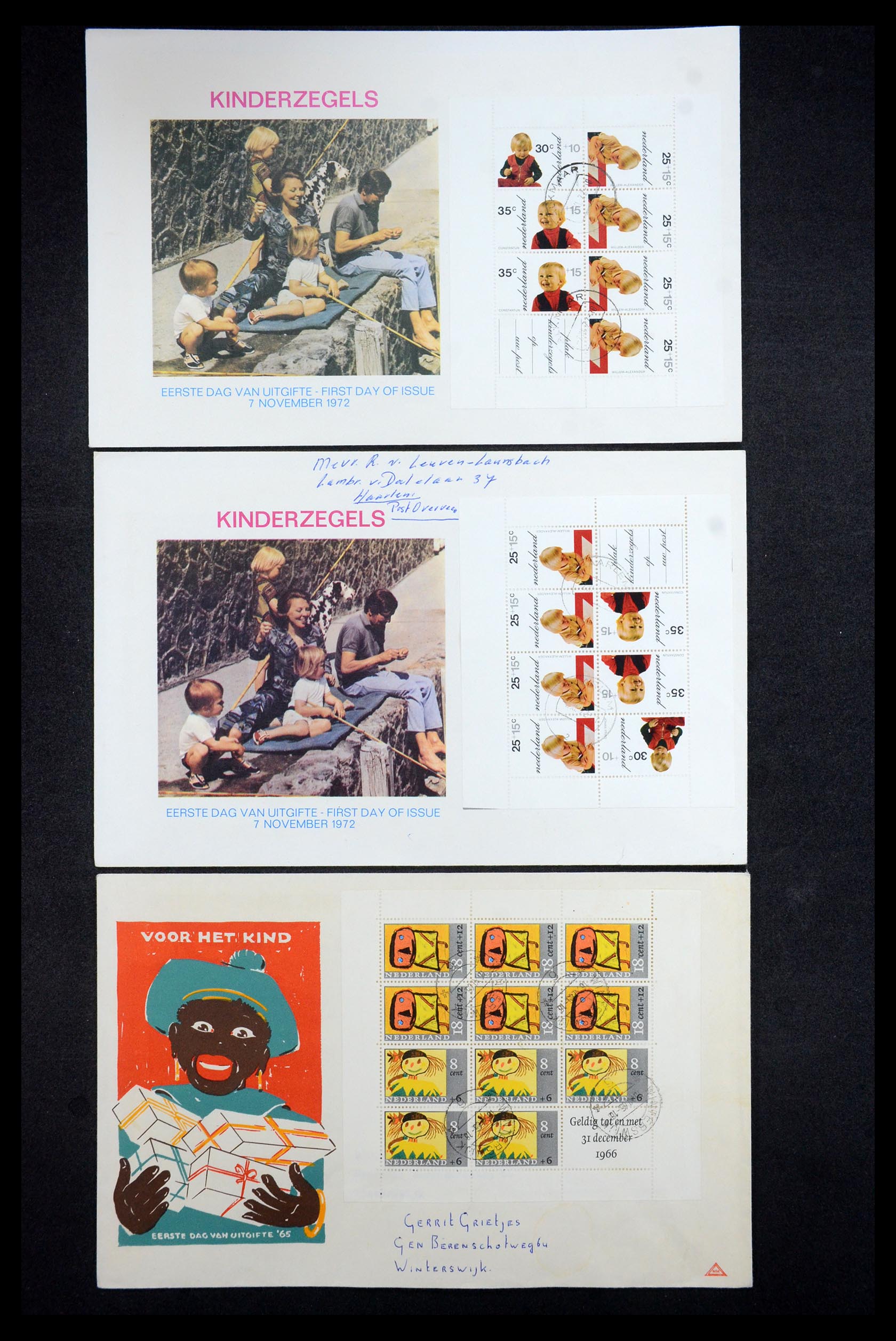 35196 009 - Postzegelverzameling 35196 Nederland en overzeese gebiedsdelen brieve