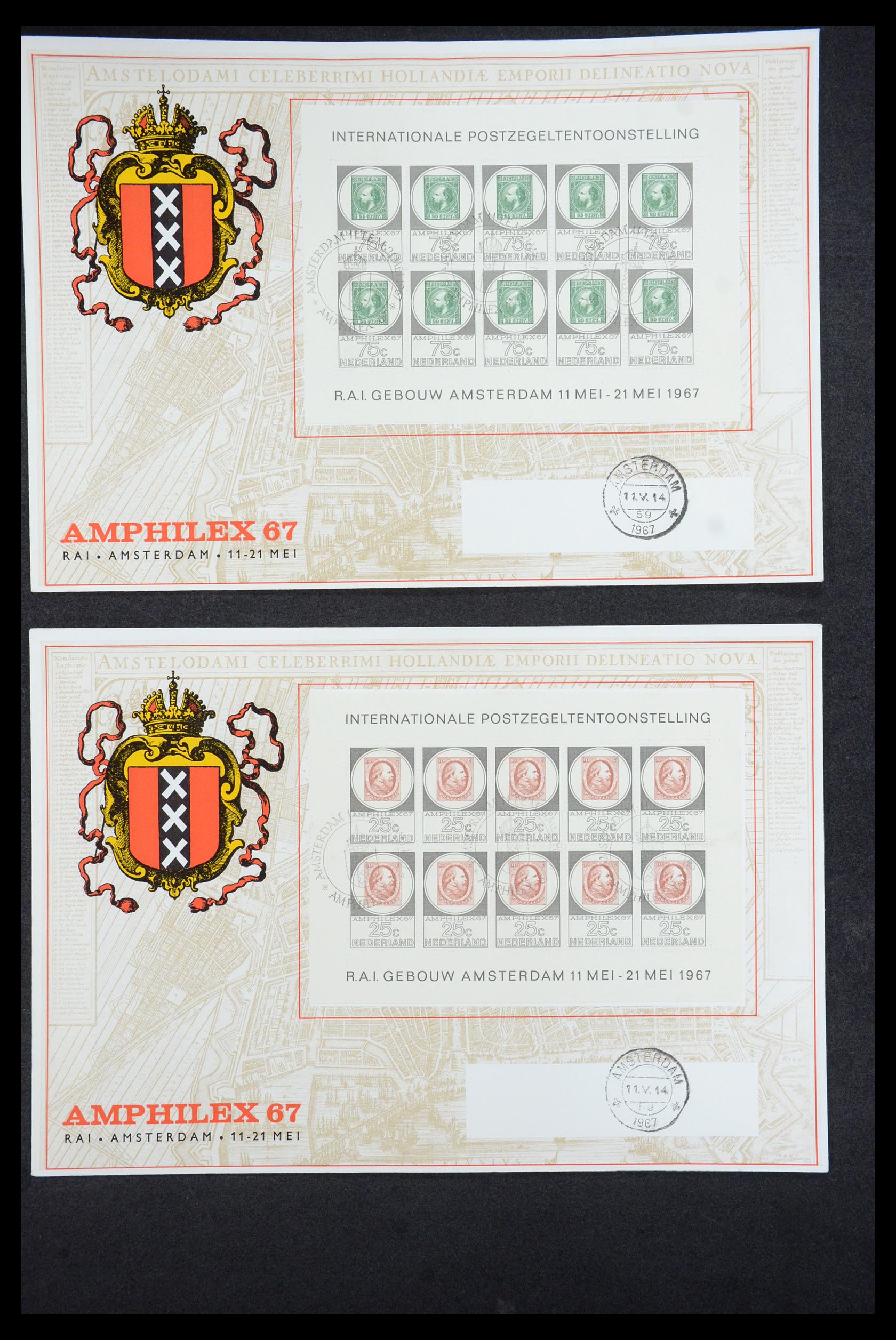 35196 012 - Stamp Collection 35196 Netherlands and Dutch territories covers 1864-197
