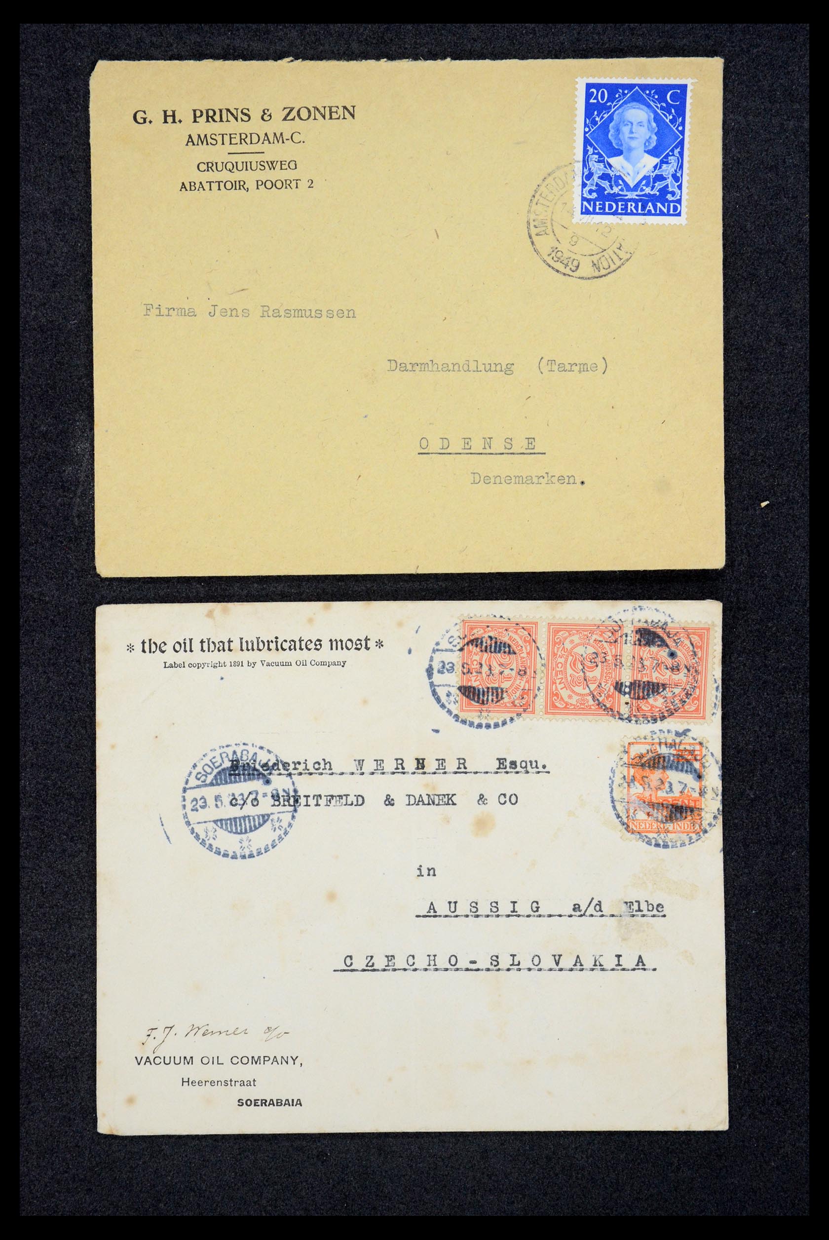 35196 018 - Stamp Collection 35196 Netherlands and Dutch territories covers 1864-197