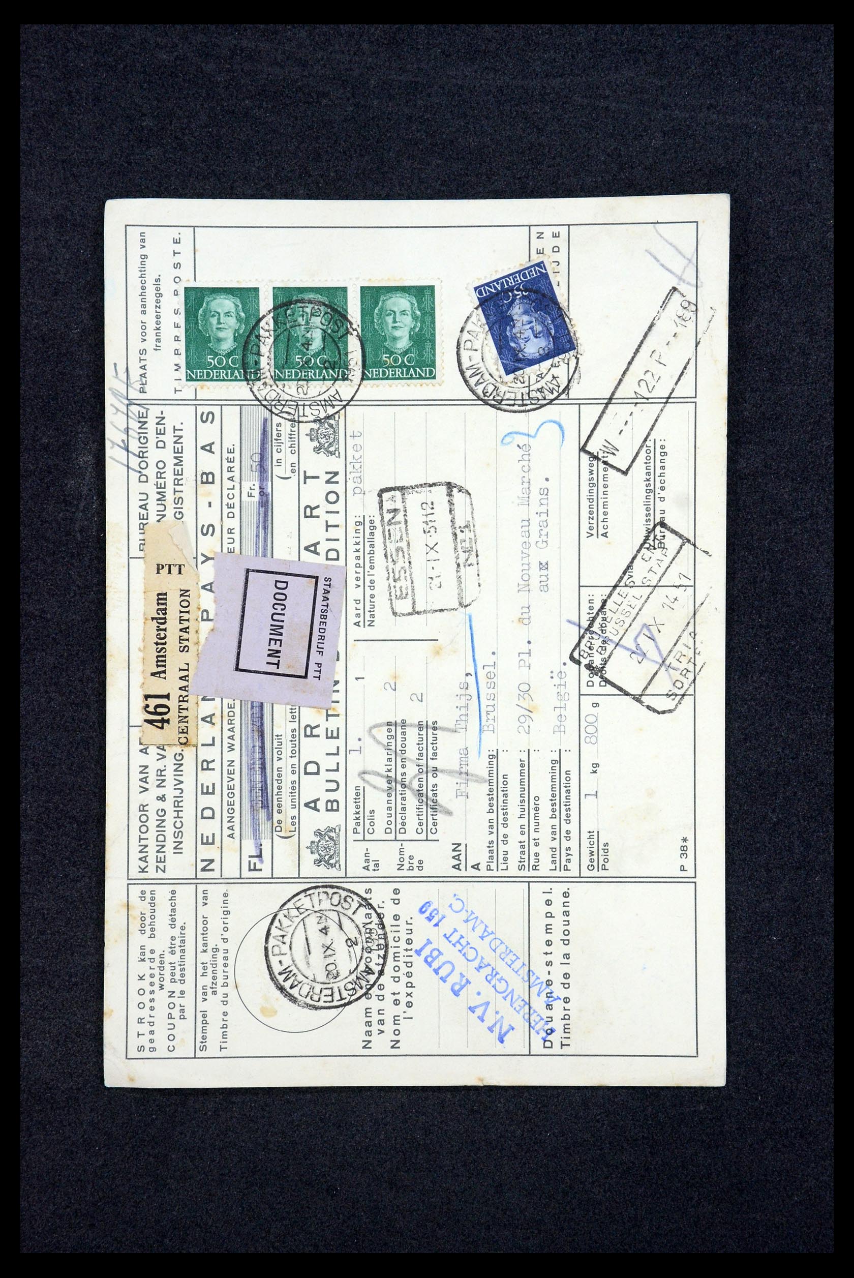 35196 022 - Postzegelverzameling 35196 Nederland en overzeese gebiedsdelen brieve