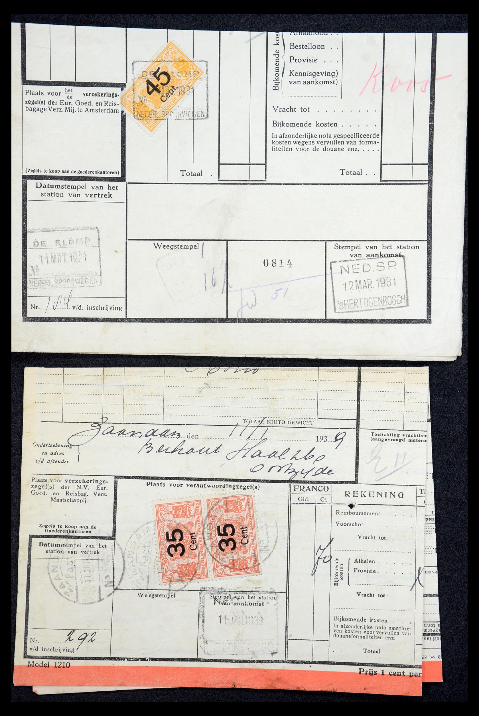35196 024 - Postzegelverzameling 35196 Nederland en overzeese gebiedsdelen brieve
