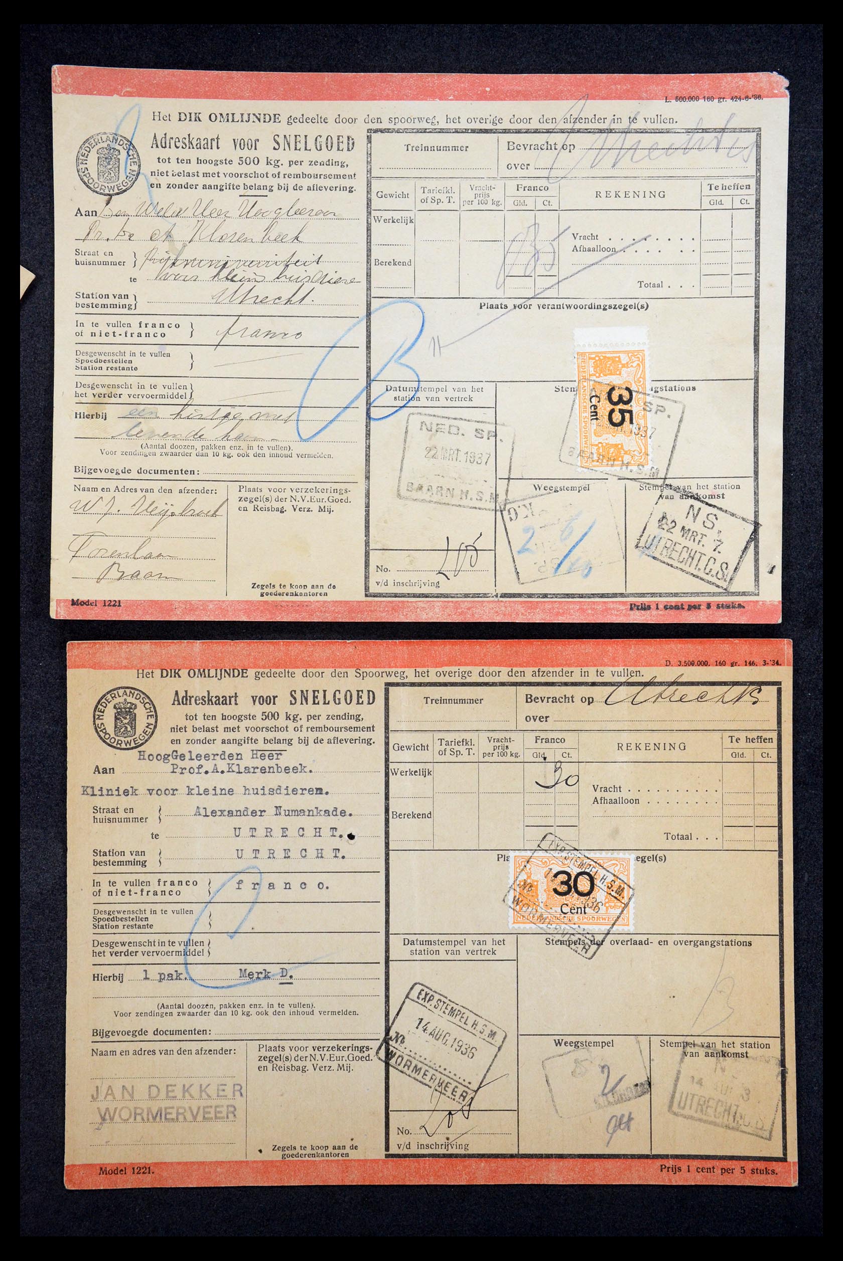 35196 030 - Postzegelverzameling 35196 Nederland en overzeese gebiedsdelen brieve