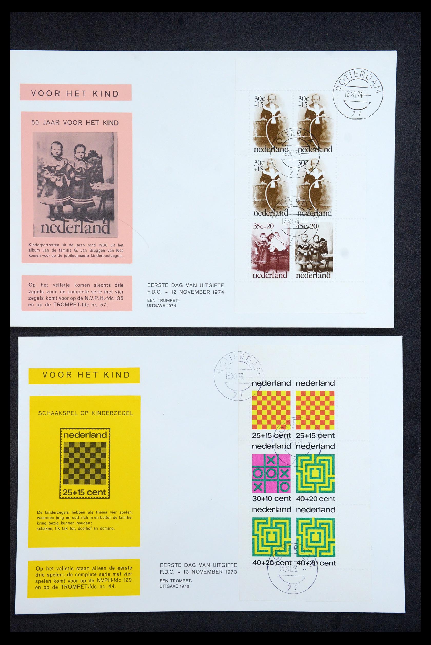 35196 037 - Postzegelverzameling 35196 Nederland en overzeese gebiedsdelen brieve