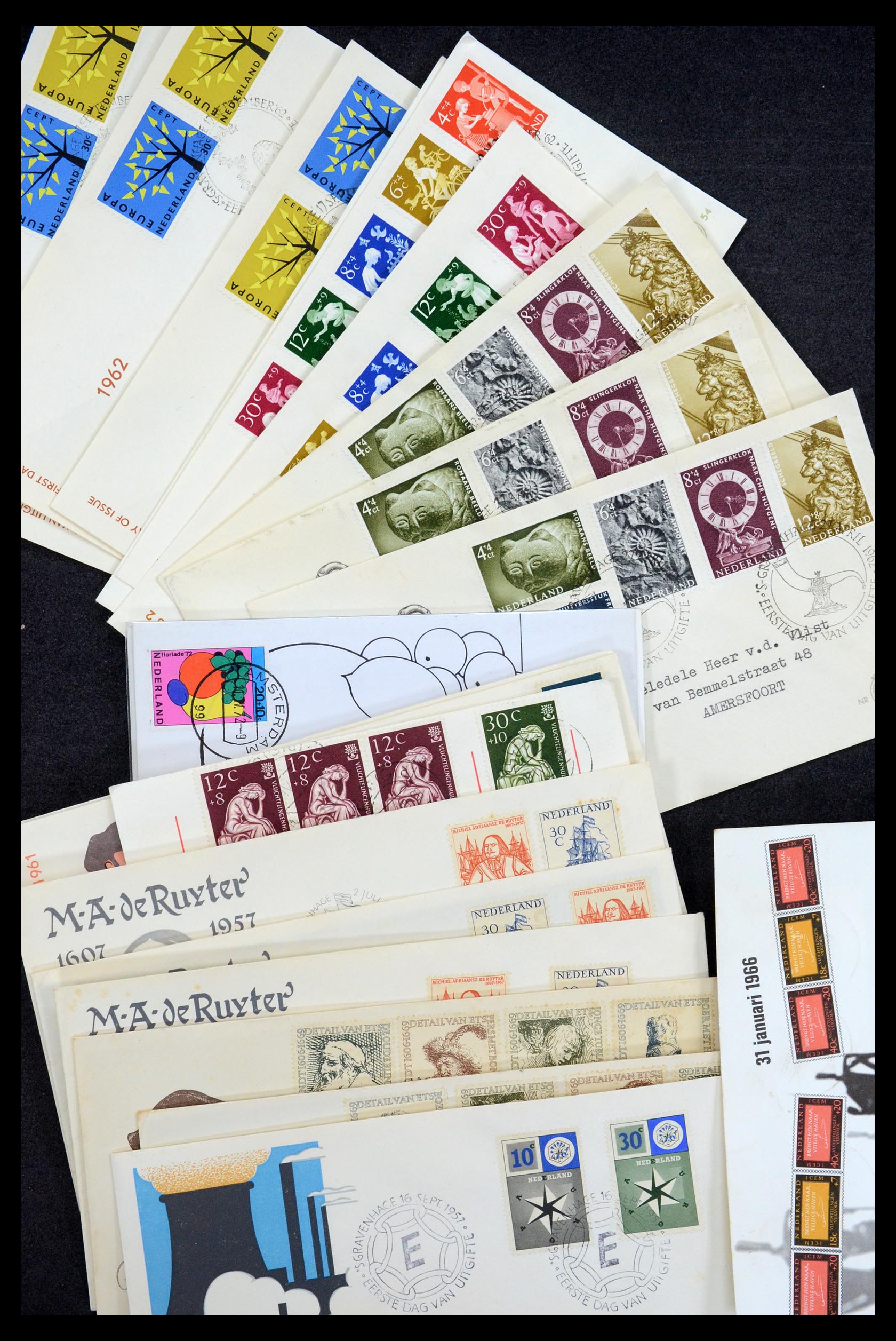 35196 047 - Stamp Collection 35196 Netherlands and Dutch territories covers 1864-197