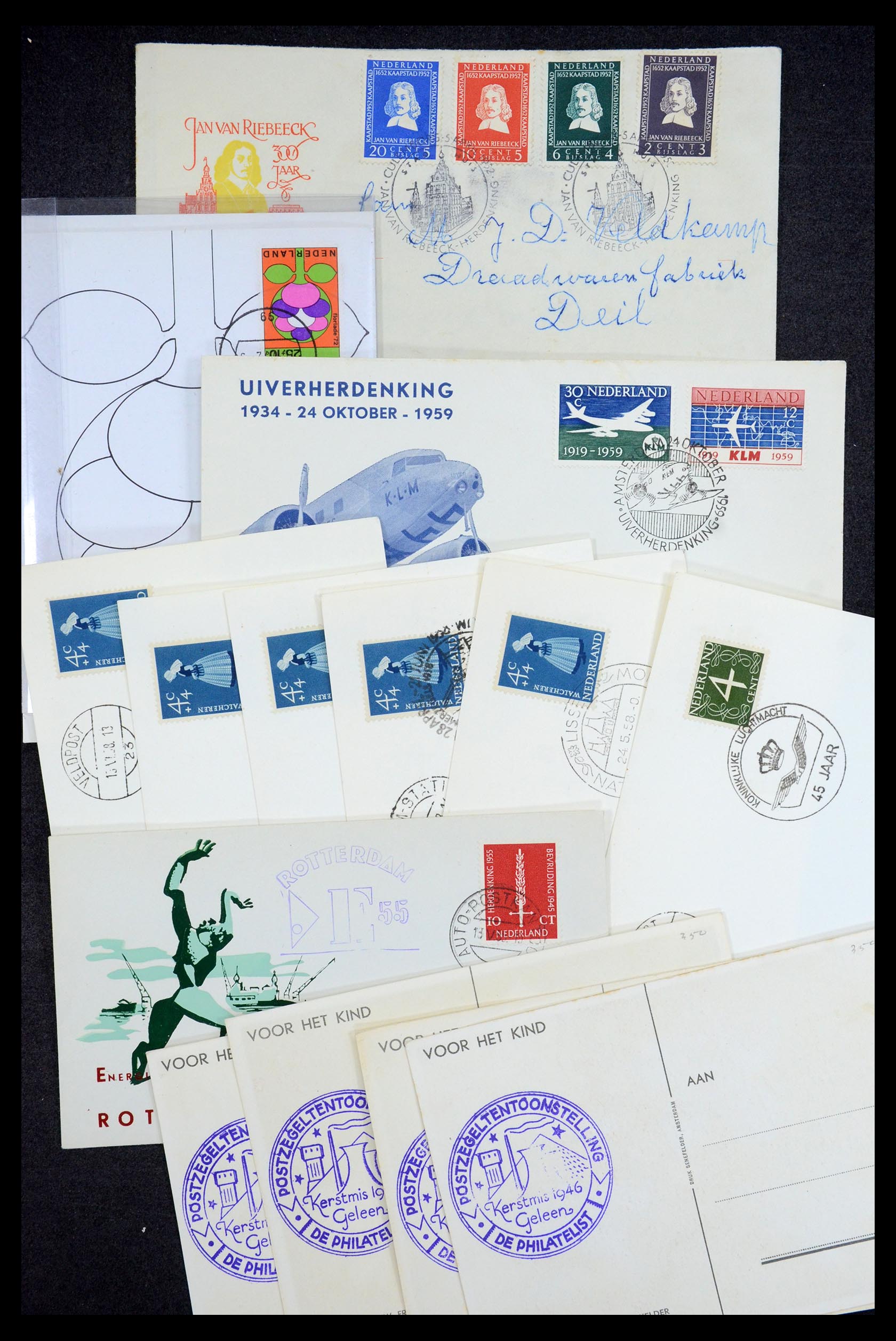 35196 057 - Stamp Collection 35196 Netherlands and Dutch territories covers 1864-197