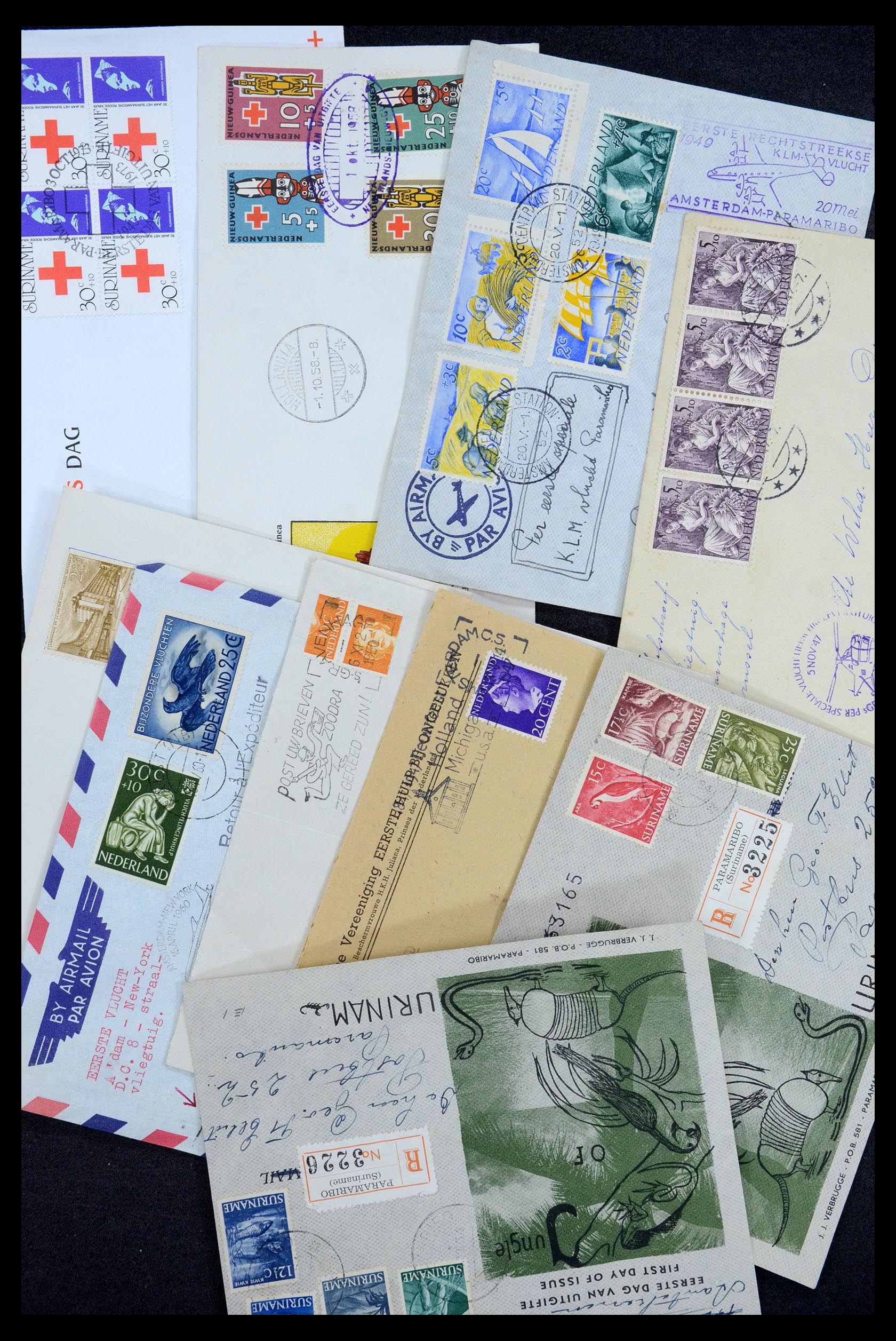 35196 063 - Postzegelverzameling 35196 Nederland en overzeese gebiedsdelen brieve