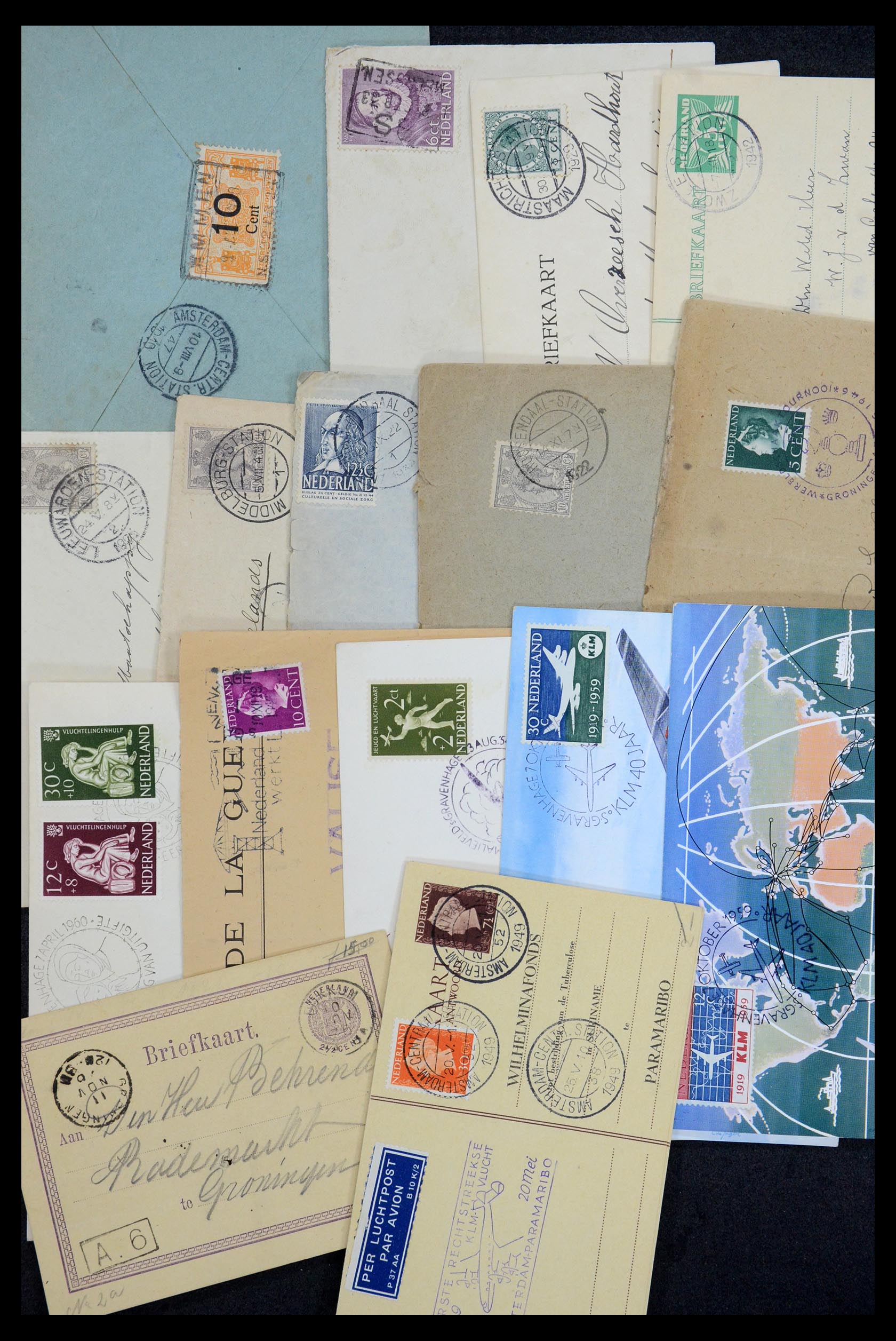 35196 067 - Postzegelverzameling 35196 Nederland en overzeese gebiedsdelen brieve