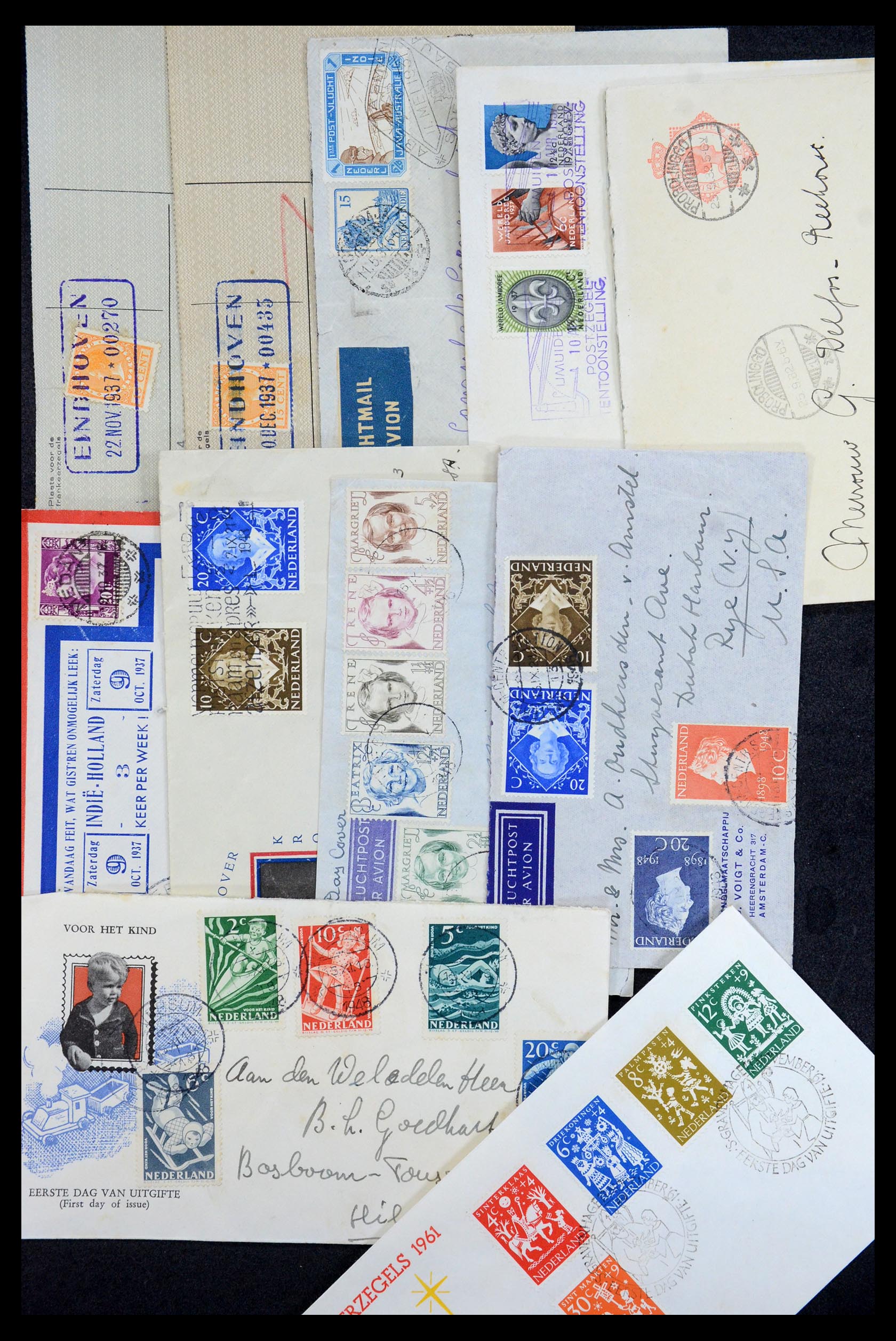 35196 069 - Postzegelverzameling 35196 Nederland en overzeese gebiedsdelen brieve