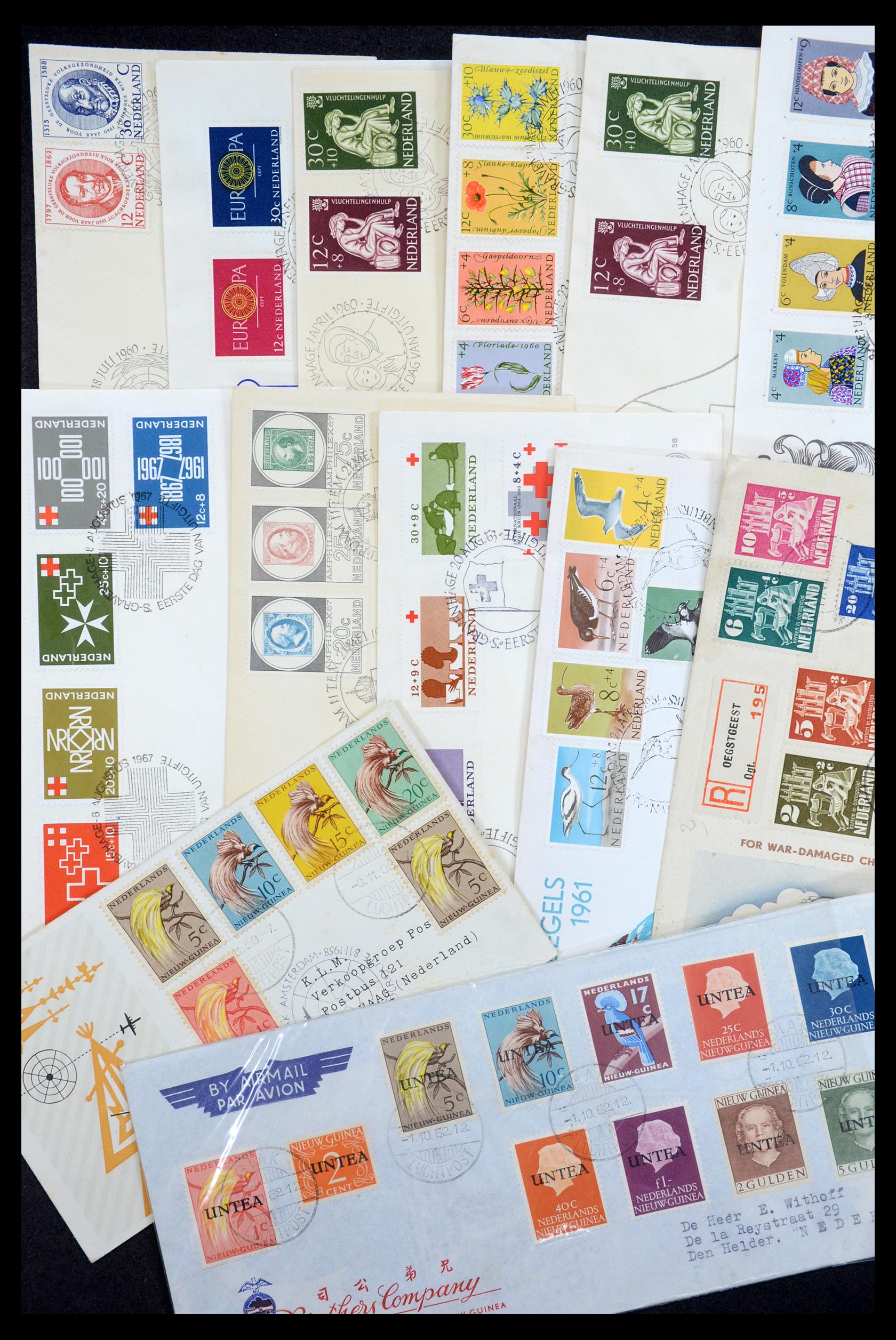 35196 070 - Postzegelverzameling 35196 Nederland en overzeese gebiedsdelen brieve