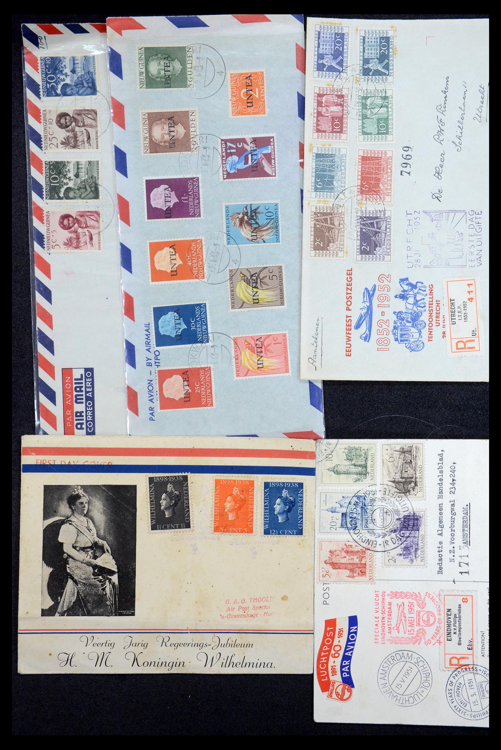 35196 071 - Postzegelverzameling 35196 Nederland en overzeese gebiedsdelen brieve