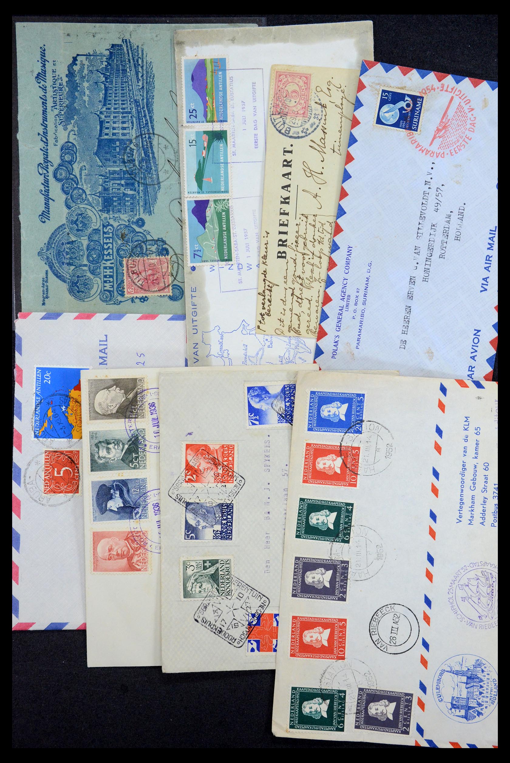 35196 074 - Postzegelverzameling 35196 Nederland en overzeese gebiedsdelen brieve