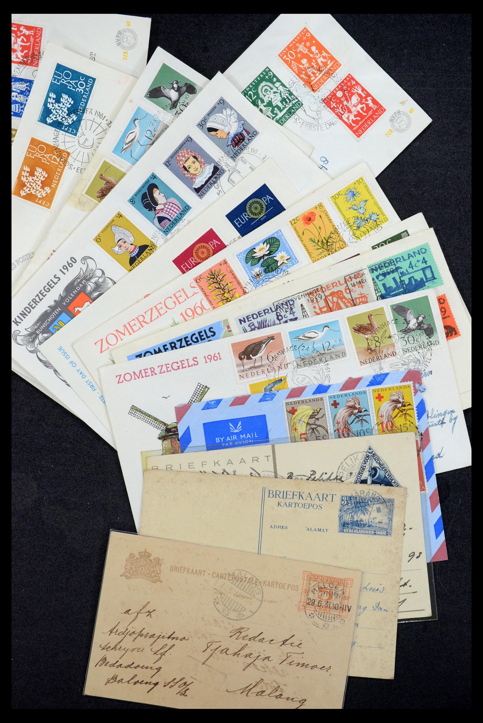 35196 075 - Postzegelverzameling 35196 Nederland en overzeese gebiedsdelen brieve