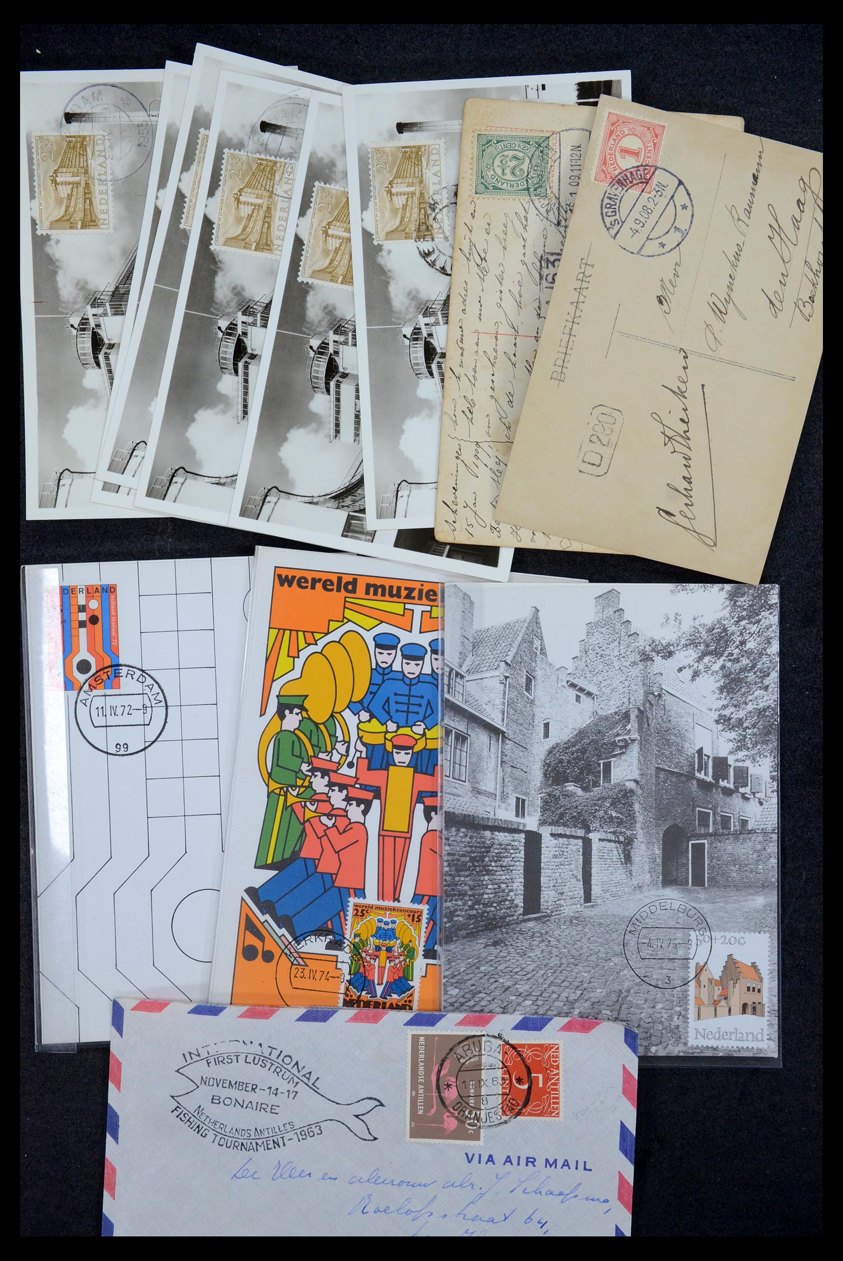 35196 077 - Postzegelverzameling 35196 Nederland en overzeese gebiedsdelen brieve