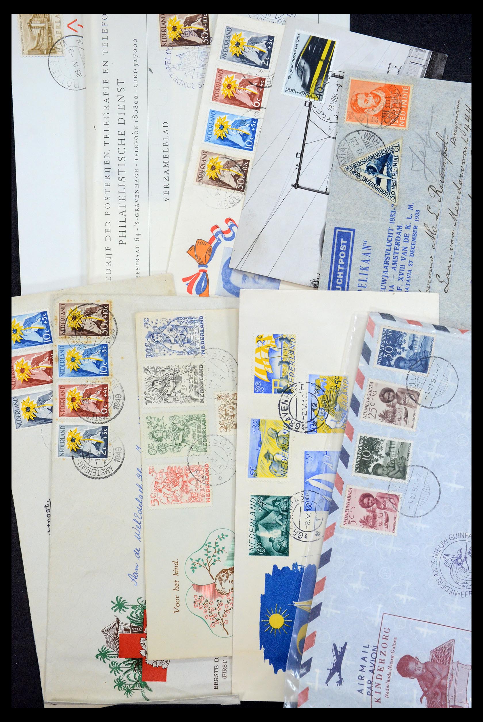35196 078 - Postzegelverzameling 35196 Nederland en overzeese gebiedsdelen brieve