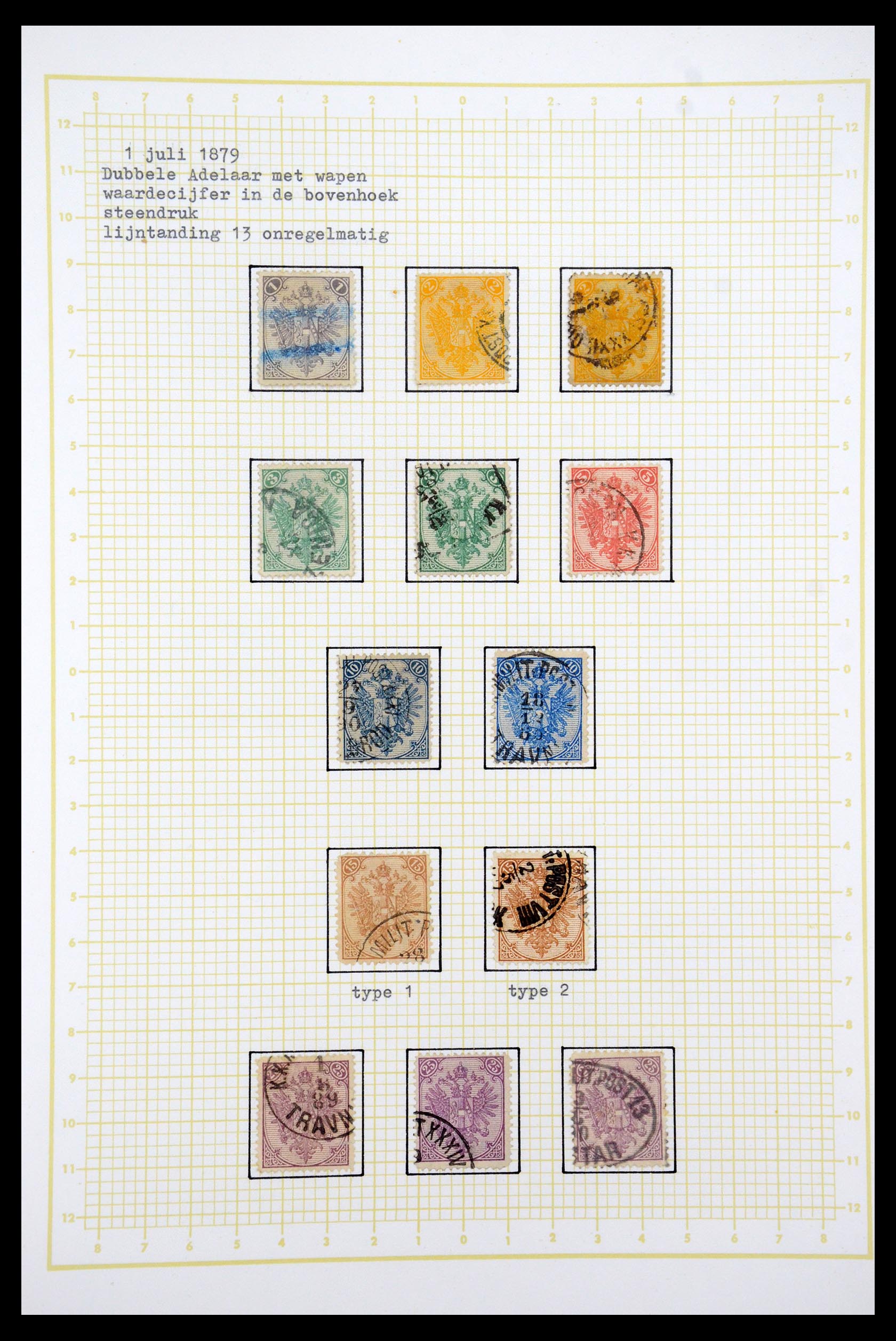 35197 003 - Postzegelverzameling 35197 Bosnië Herzegowina 1879-1918.