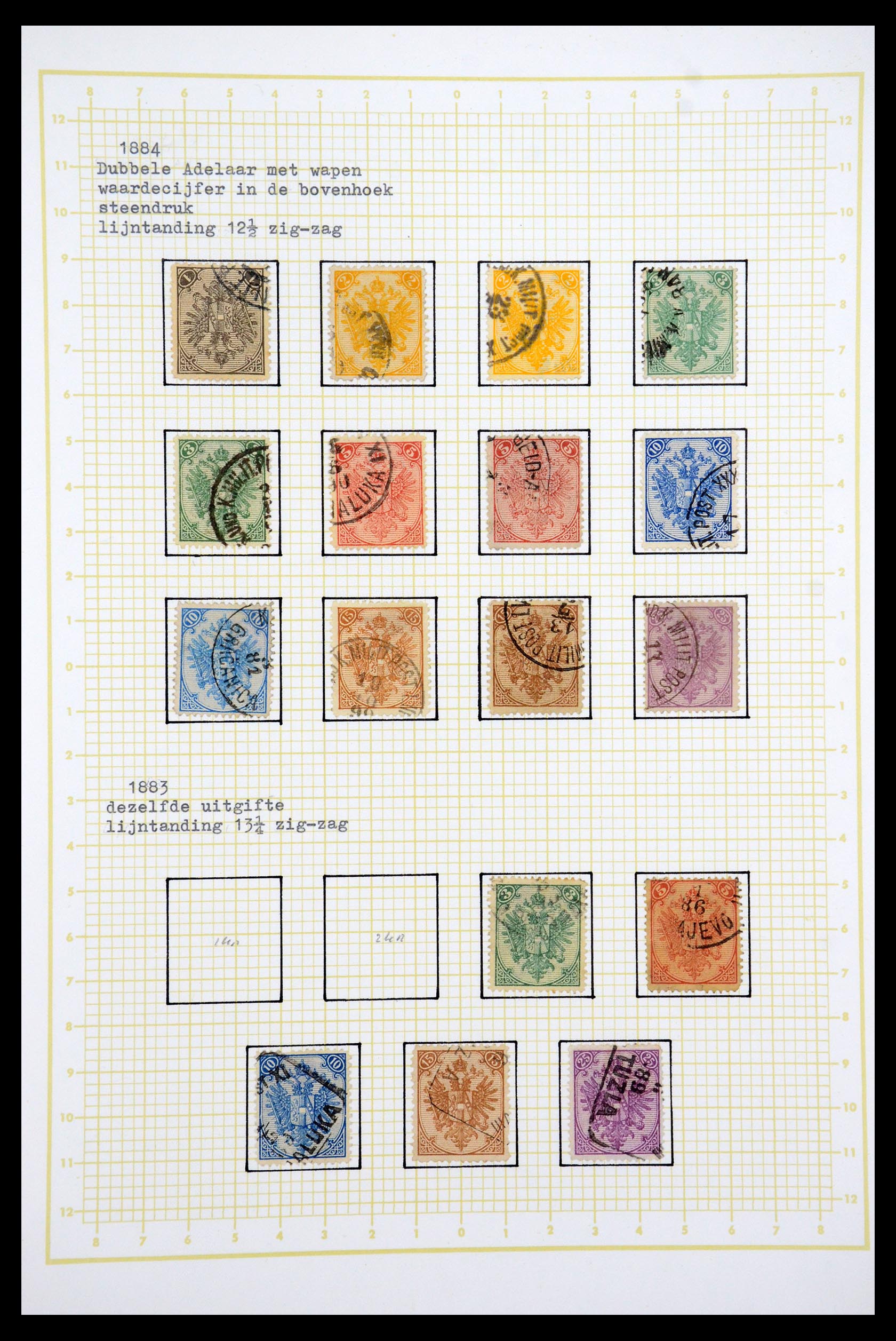 35197 004 - Postzegelverzameling 35197 Bosnië Herzegowina 1879-1918.