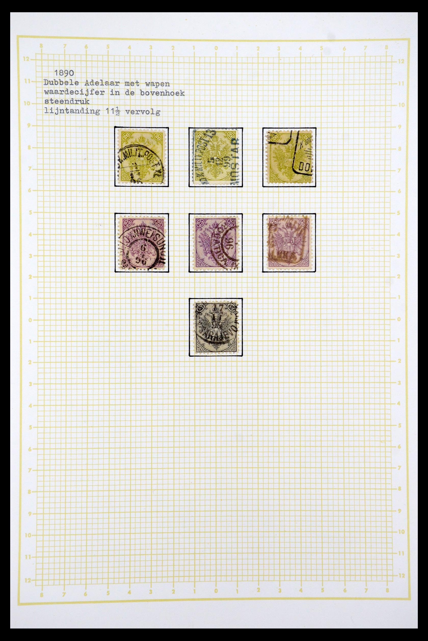 35197 006 - Postzegelverzameling 35197 Bosnië Herzegowina 1879-1918.