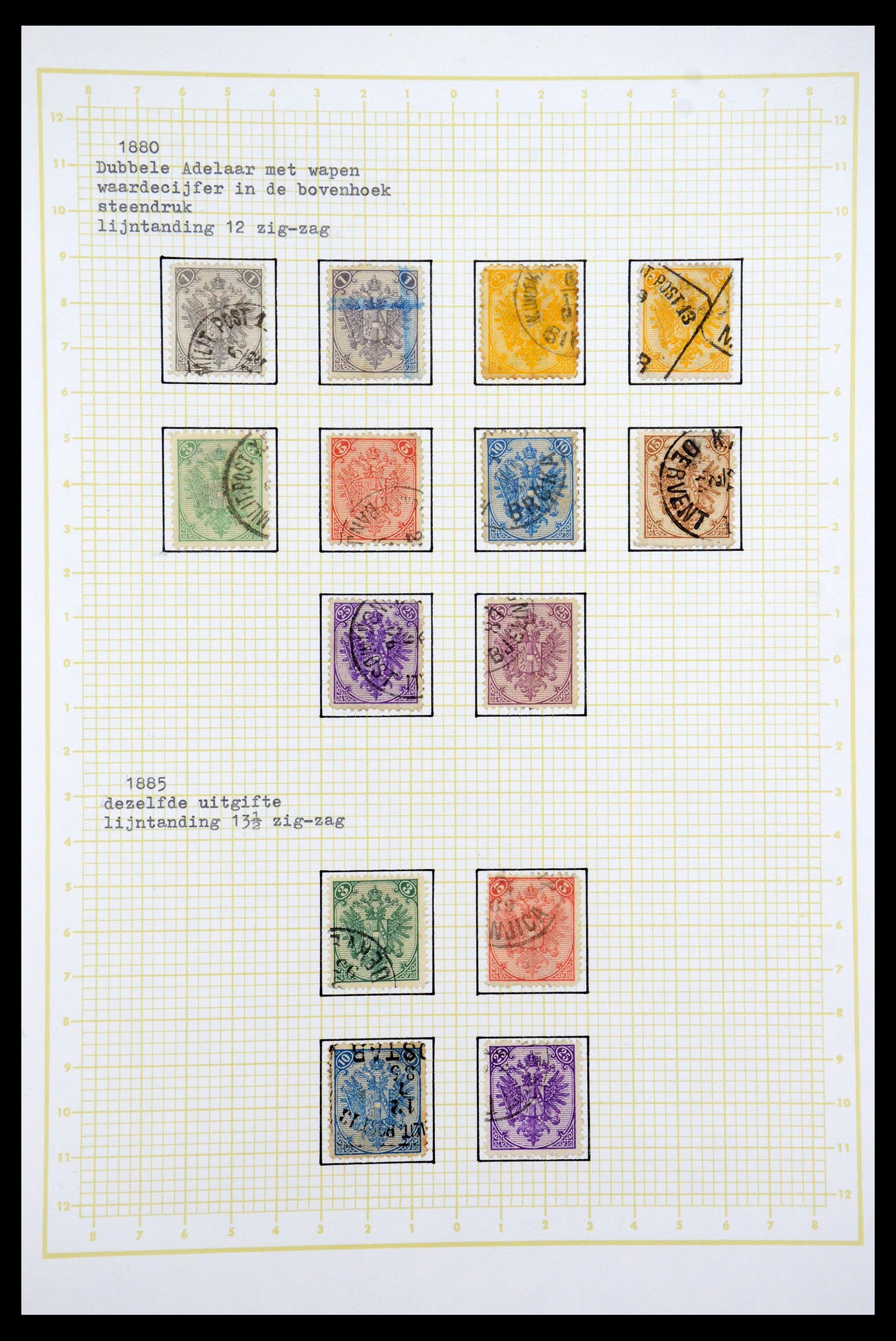 35197 008 - Postzegelverzameling 35197 Bosnië Herzegowina 1879-1918.