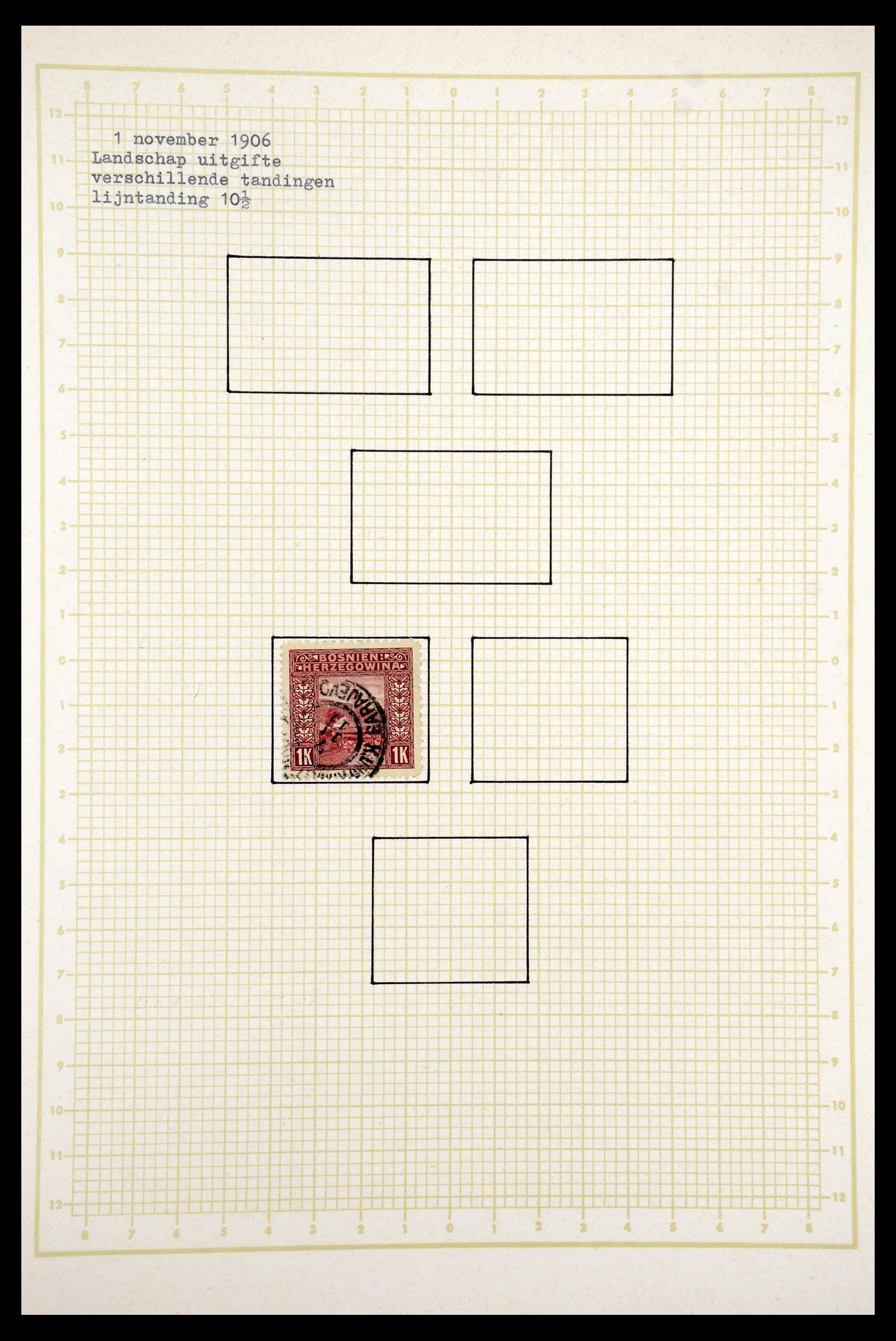 35197 012 - Postzegelverzameling 35197 Bosnië Herzegowina 1879-1918.