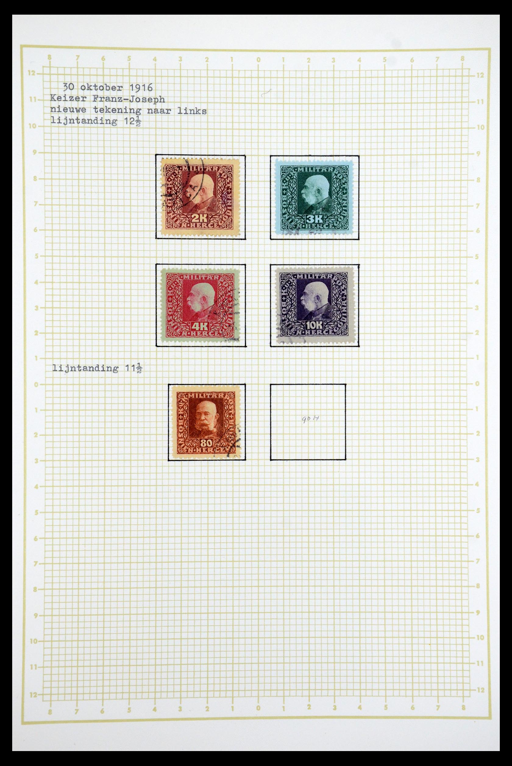 35197 019 - Postzegelverzameling 35197 Bosnië Herzegowina 1879-1918.