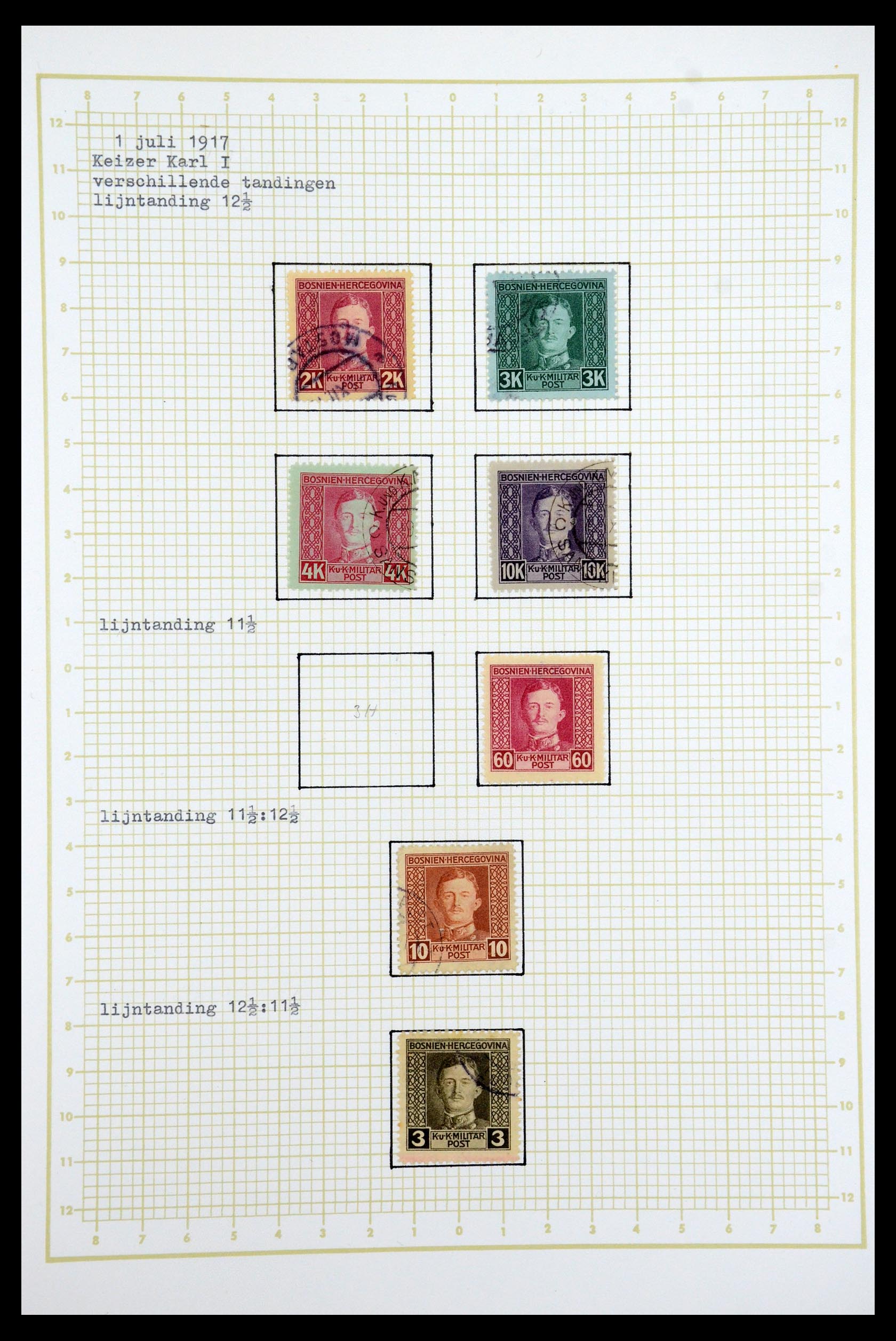 35197 021 - Postzegelverzameling 35197 Bosnië Herzegowina 1879-1918.