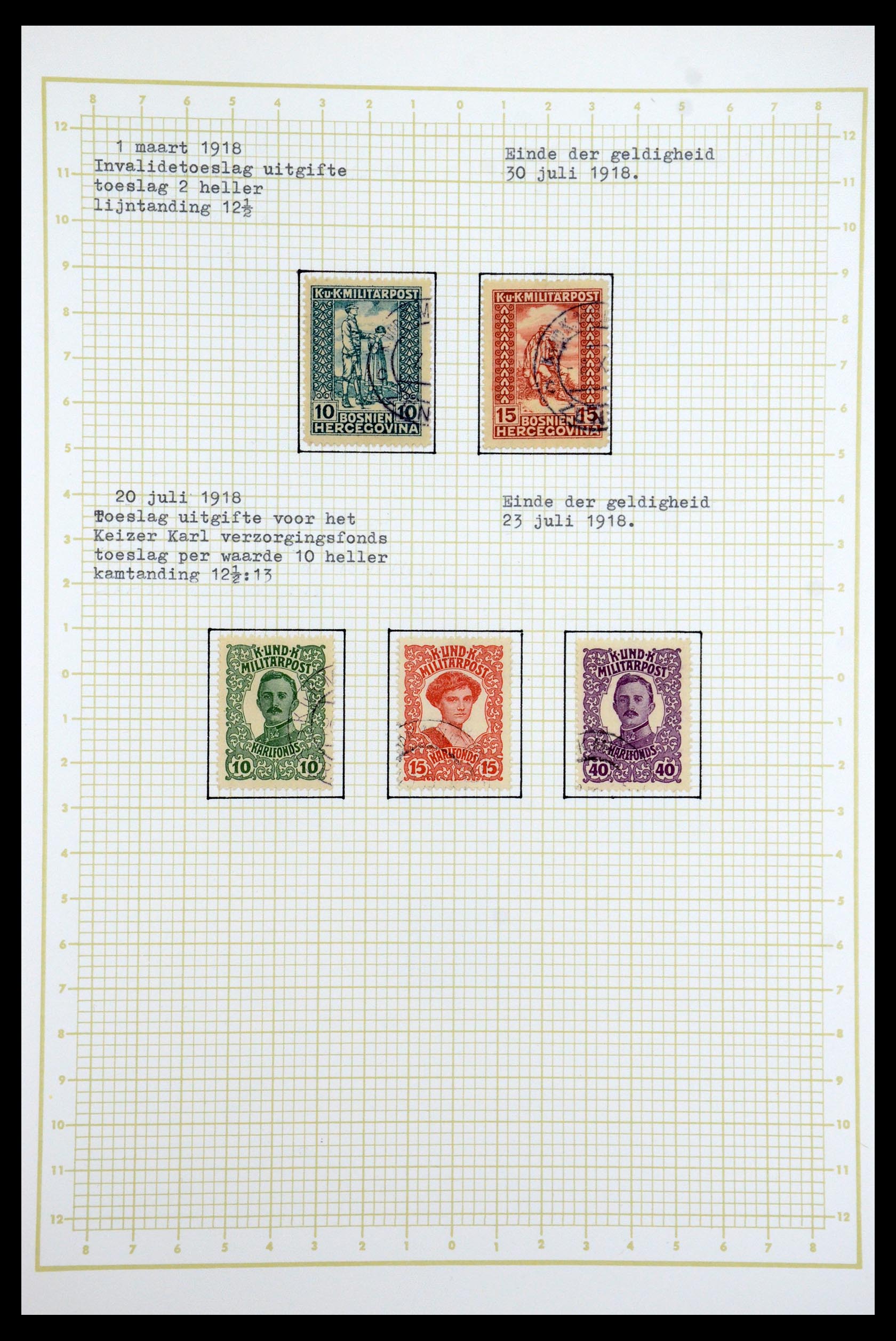 35197 024 - Postzegelverzameling 35197 Bosnië Herzegowina 1879-1918.