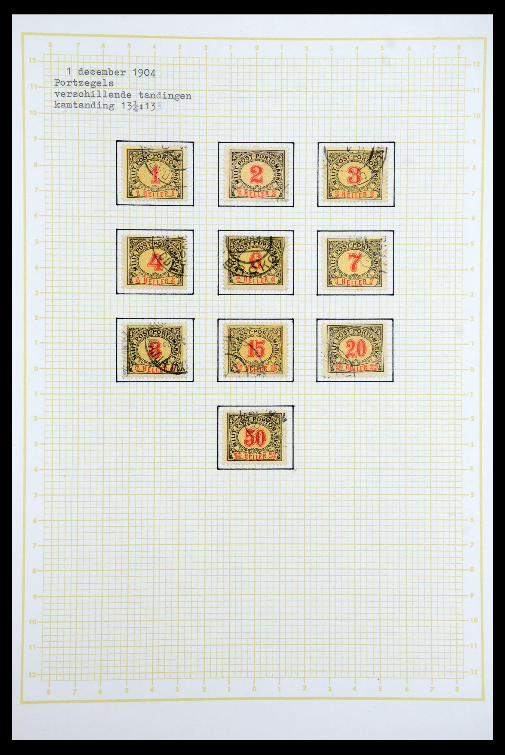 35197 026 - Postzegelverzameling 35197 Bosnië Herzegowina 1879-1918.