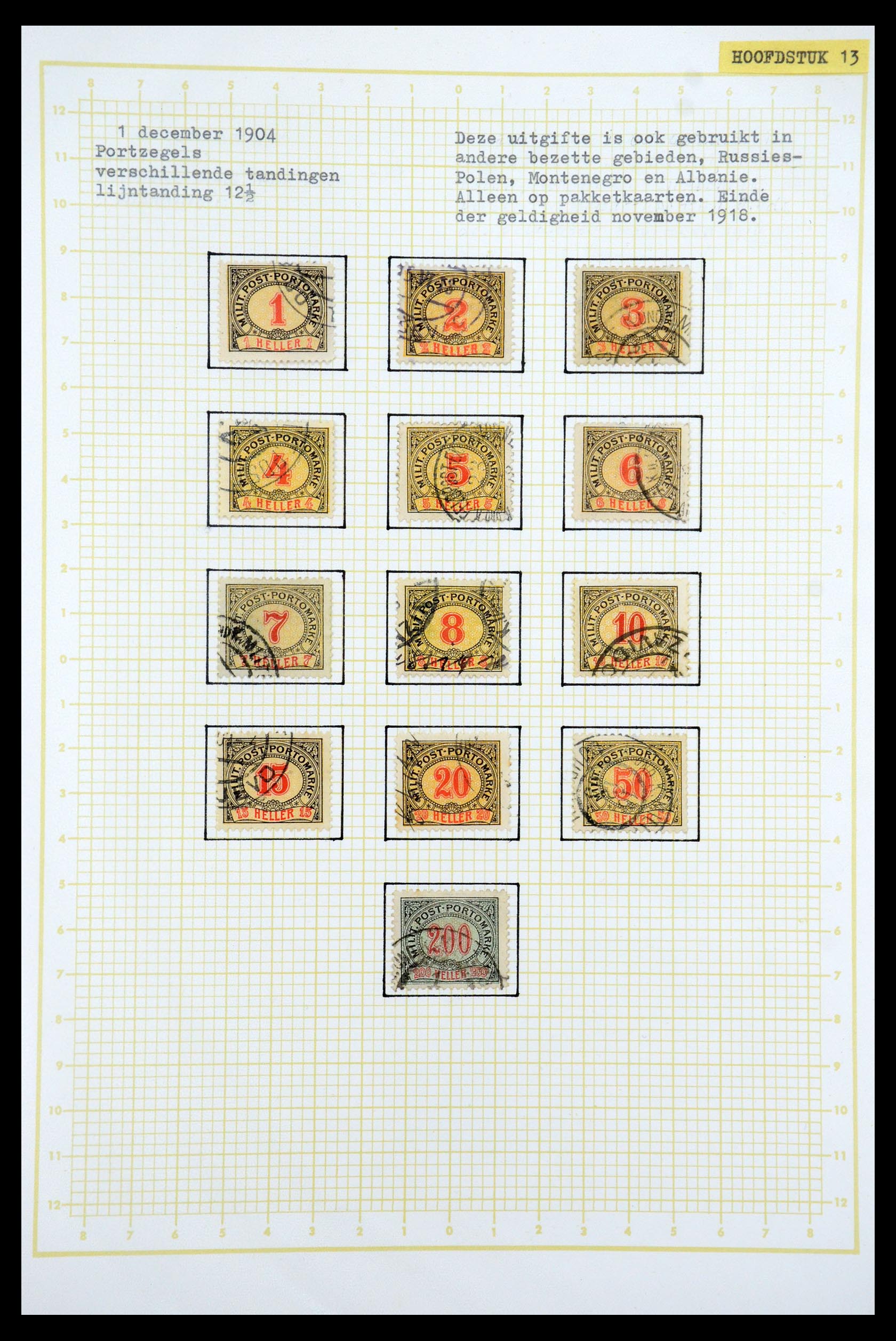 35197 033 - Postzegelverzameling 35197 Bosnië Herzegowina 1879-1918.