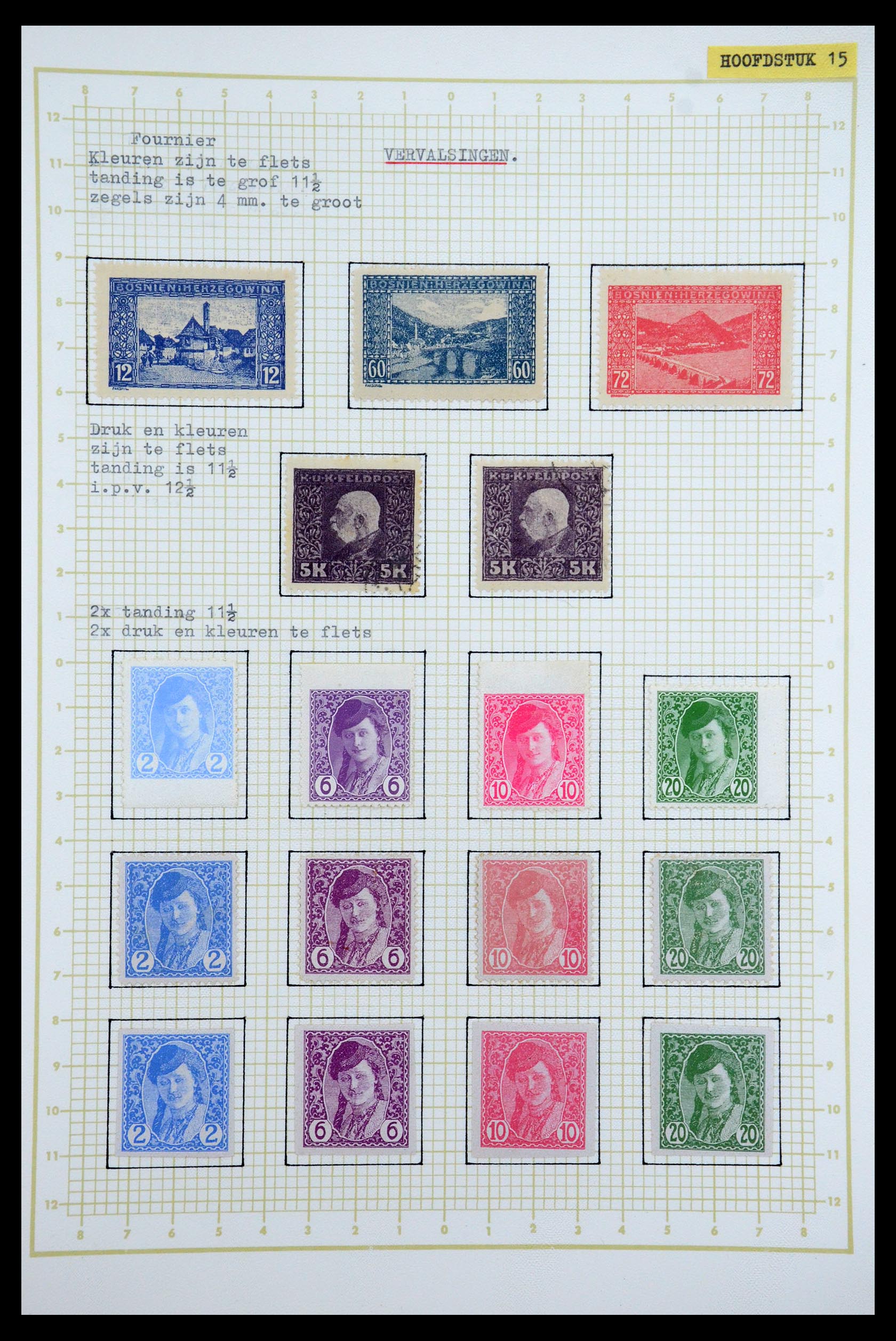 35197 044 - Postzegelverzameling 35197 Bosnië Herzegowina 1879-1918.