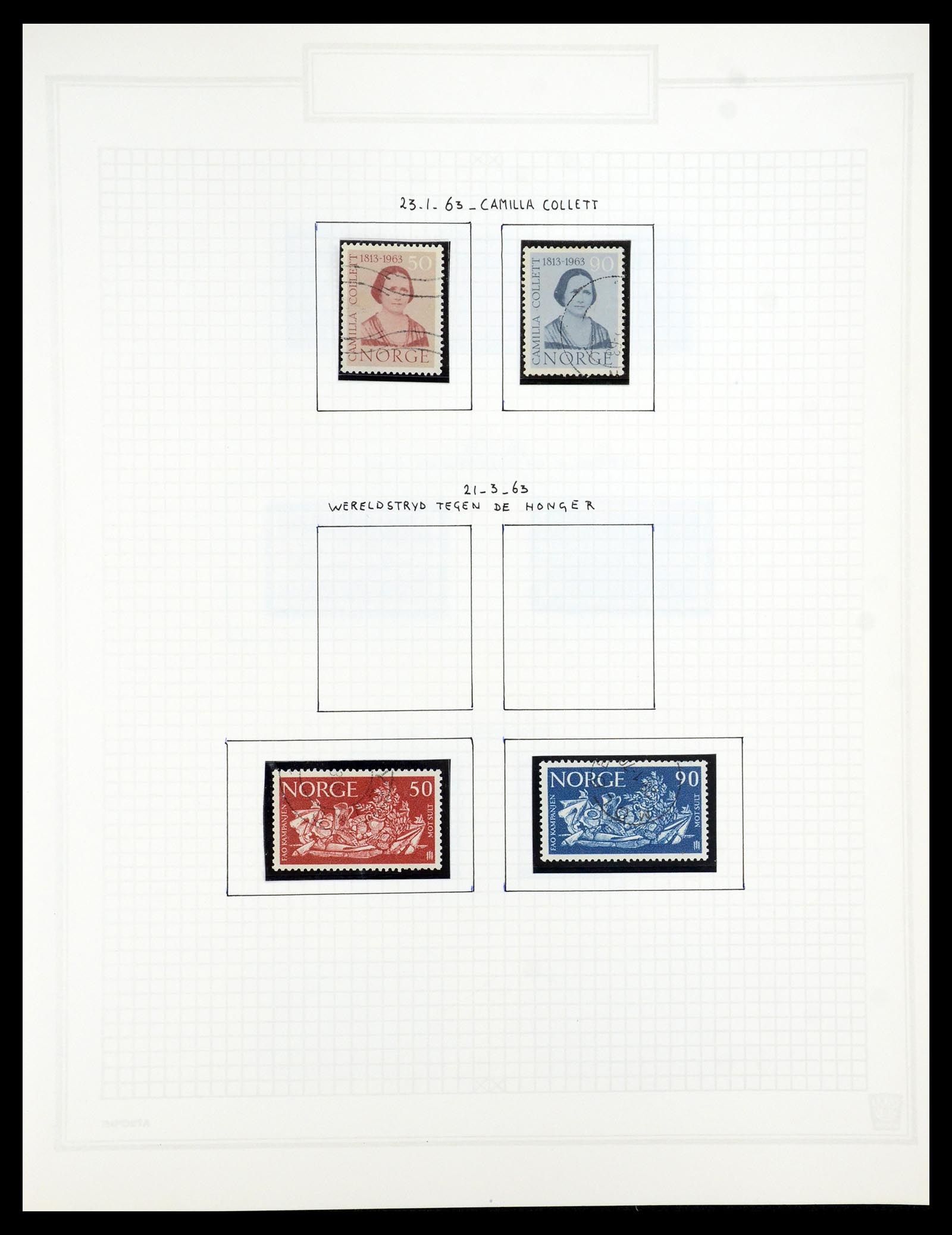 35201 077 - Stamp Collection 35201 Norway 1856-1984.