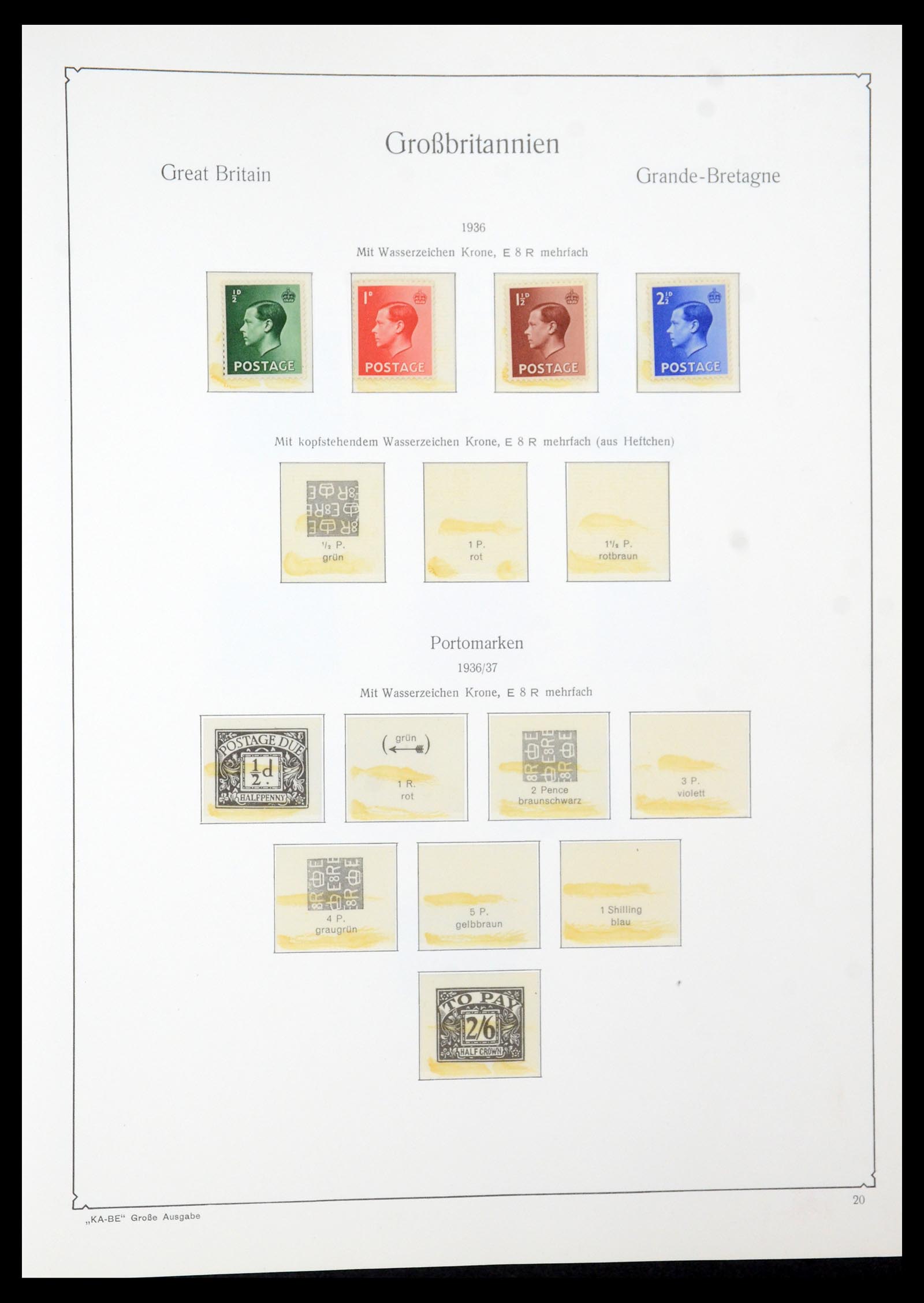 35209 001 - Postzegelverzameling 35209 Engeland 1935-1991.