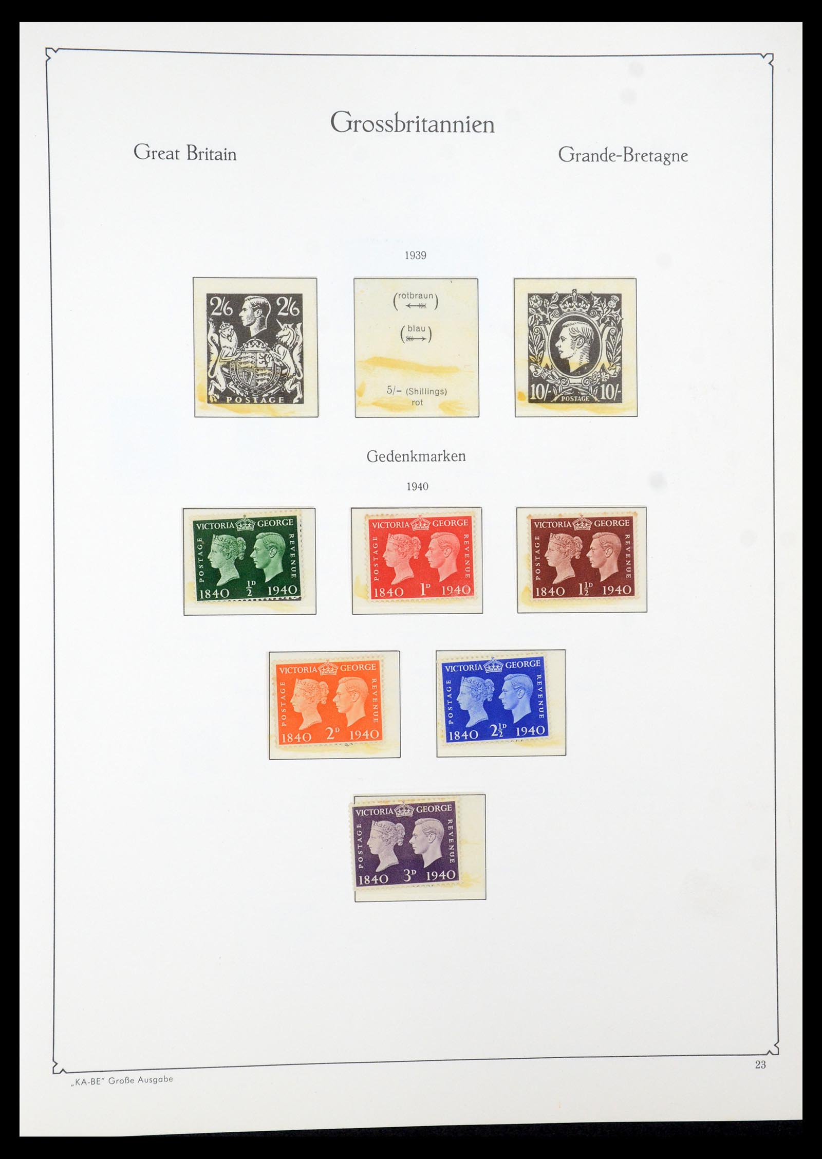 35209 002 - Postzegelverzameling 35209 Engeland 1935-1991.