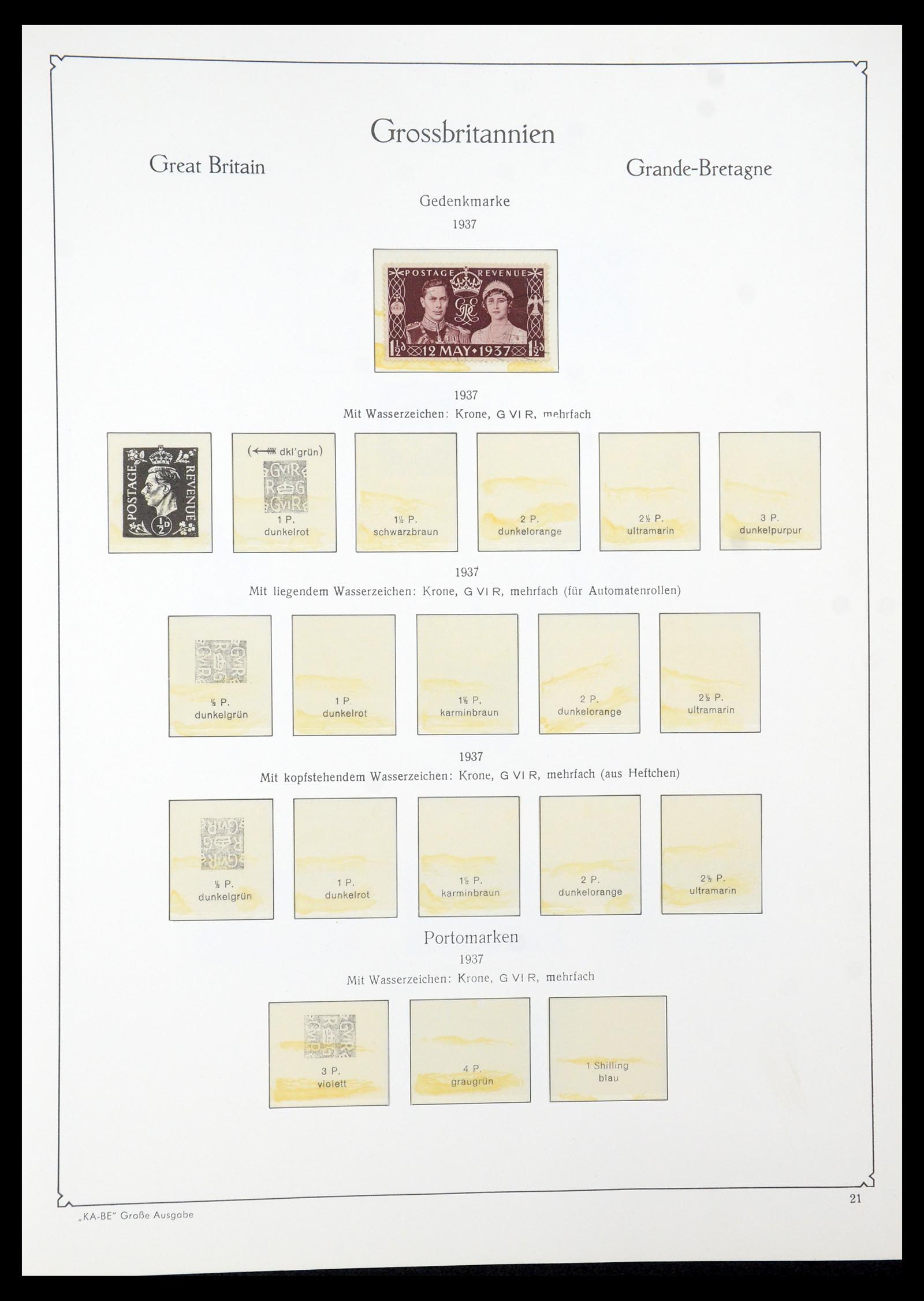 35209 003 - Postzegelverzameling 35209 Engeland 1935-1991.