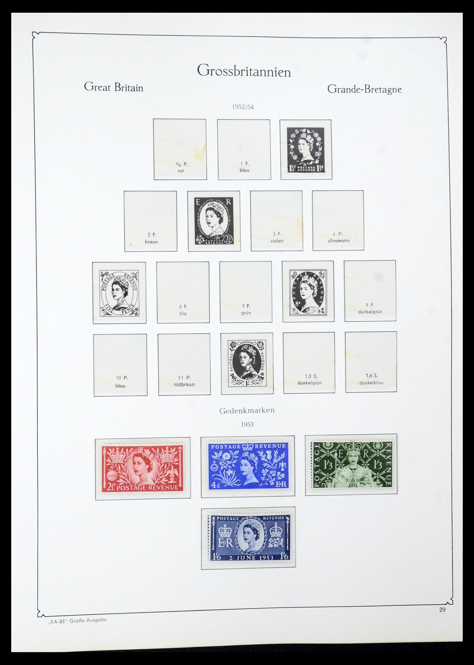 35209 004 - Postzegelverzameling 35209 Engeland 1935-1991.