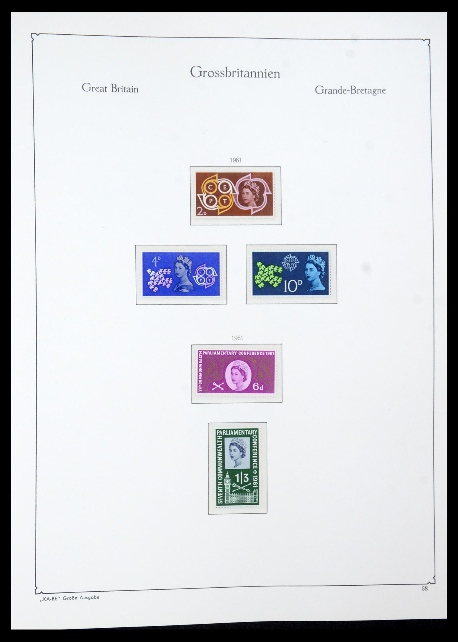 35209 008 - Postzegelverzameling 35209 Engeland 1935-1991.