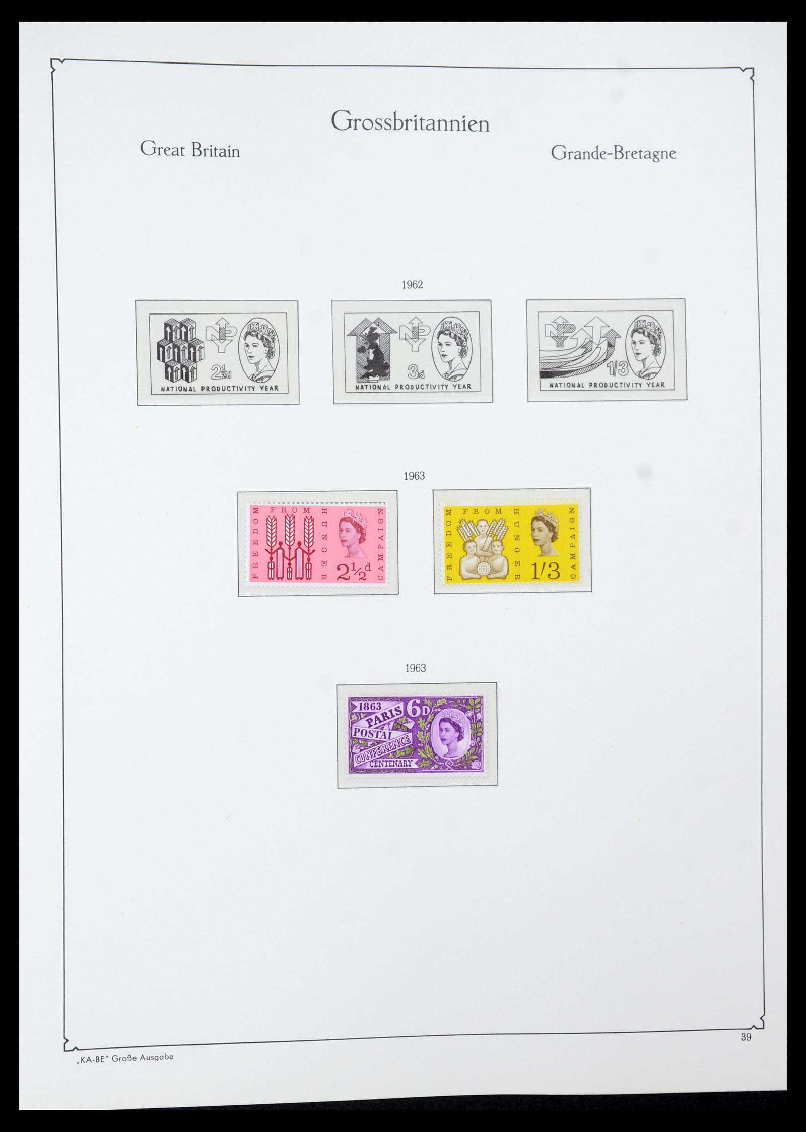 35209 009 - Postzegelverzameling 35209 Engeland 1935-1991.