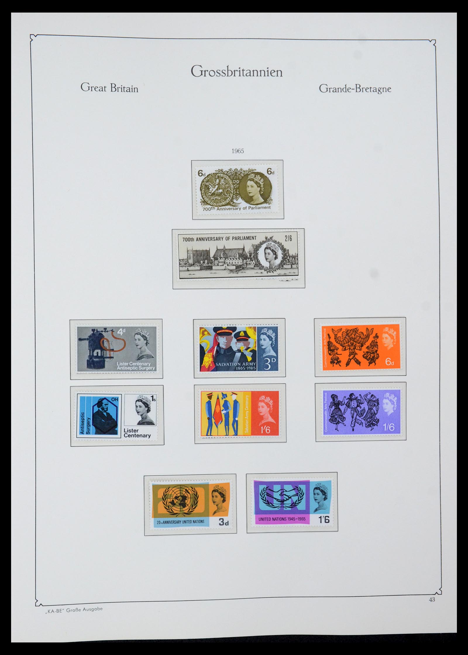 35209 017 - Postzegelverzameling 35209 Engeland 1935-1991.