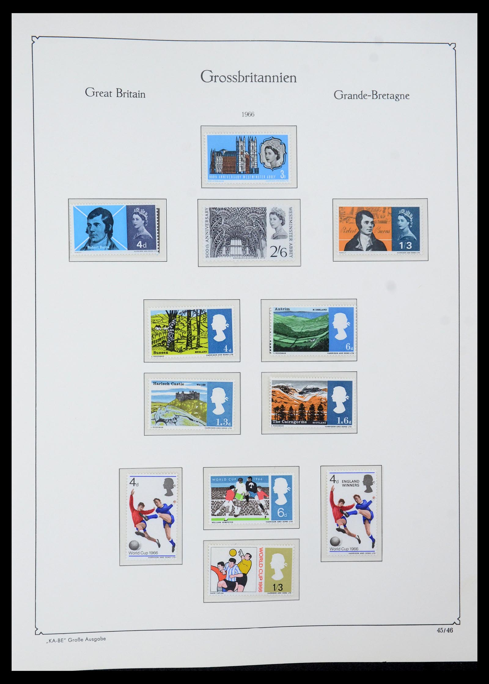 35209 021 - Postzegelverzameling 35209 Engeland 1935-1991.