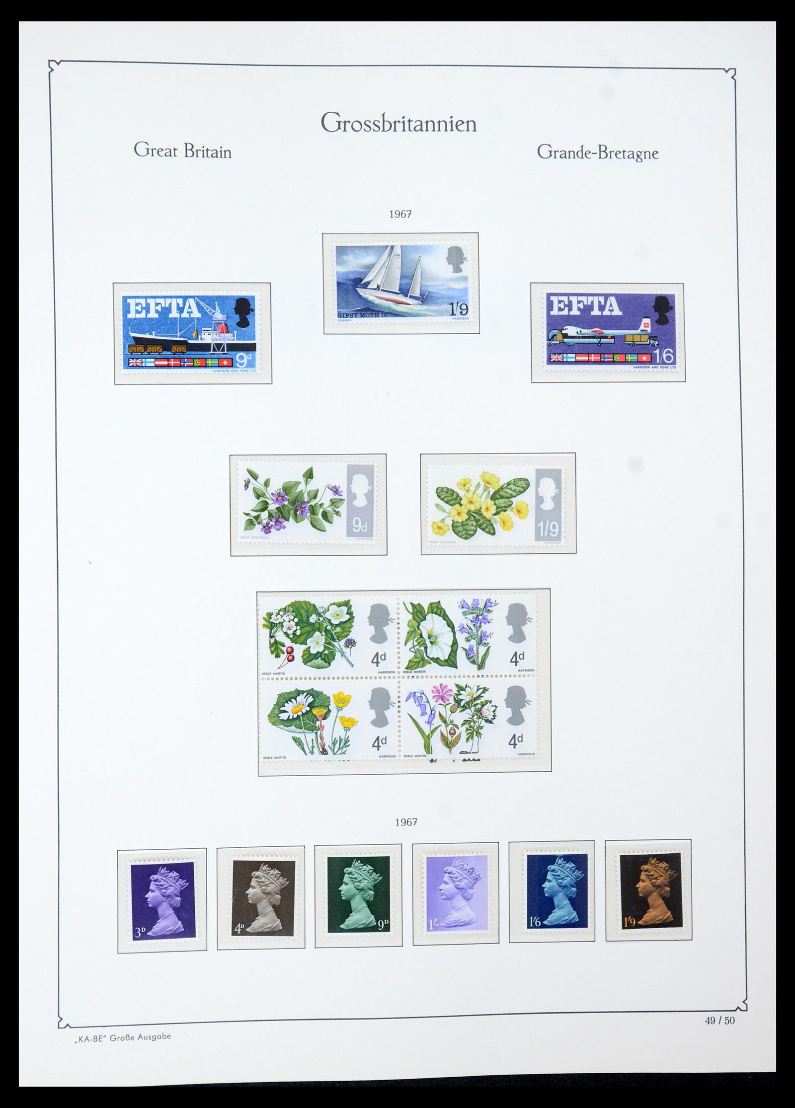 35209 027 - Postzegelverzameling 35209 Engeland 1935-1991.
