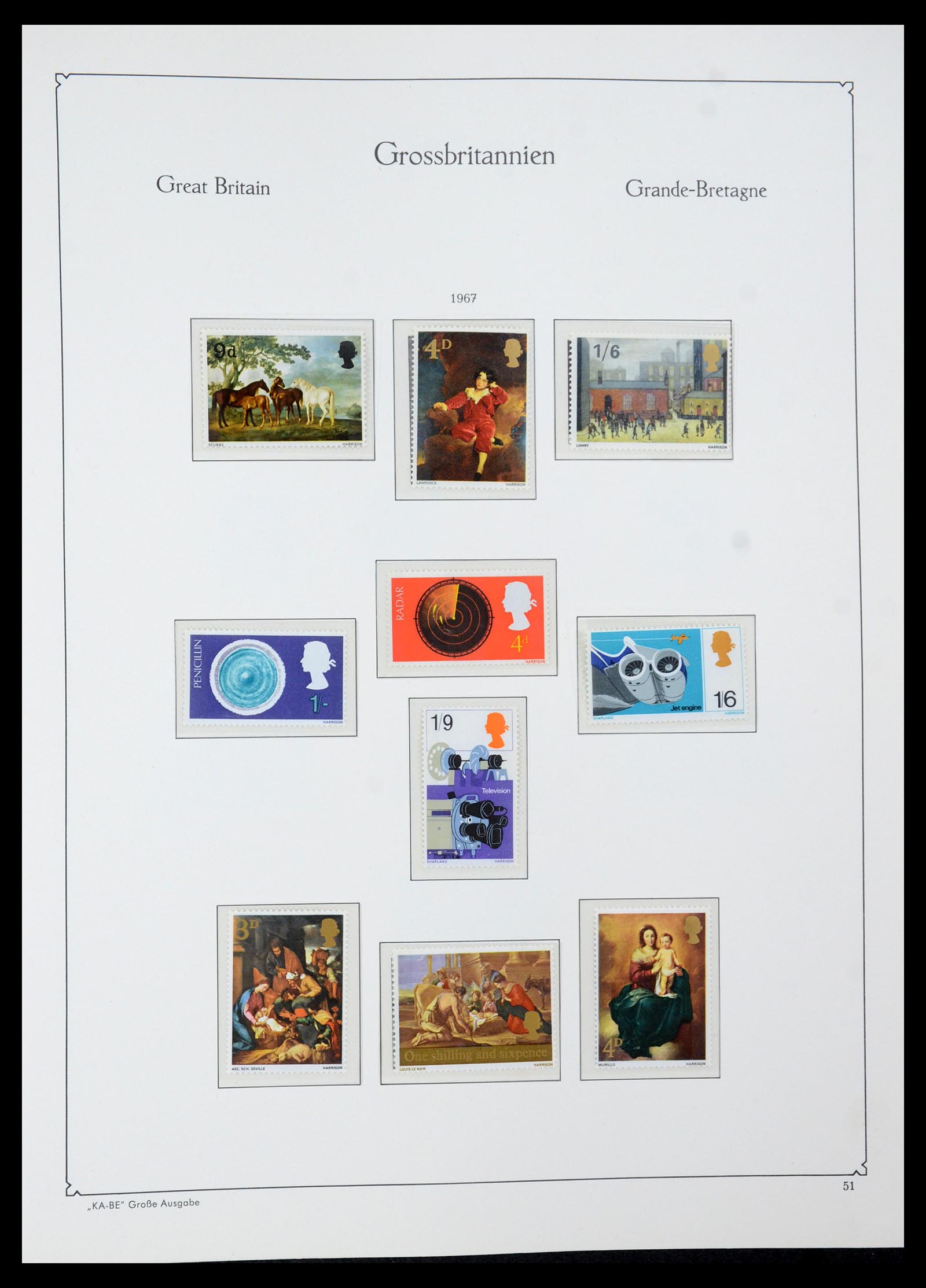 35209 030 - Postzegelverzameling 35209 Engeland 1935-1991.