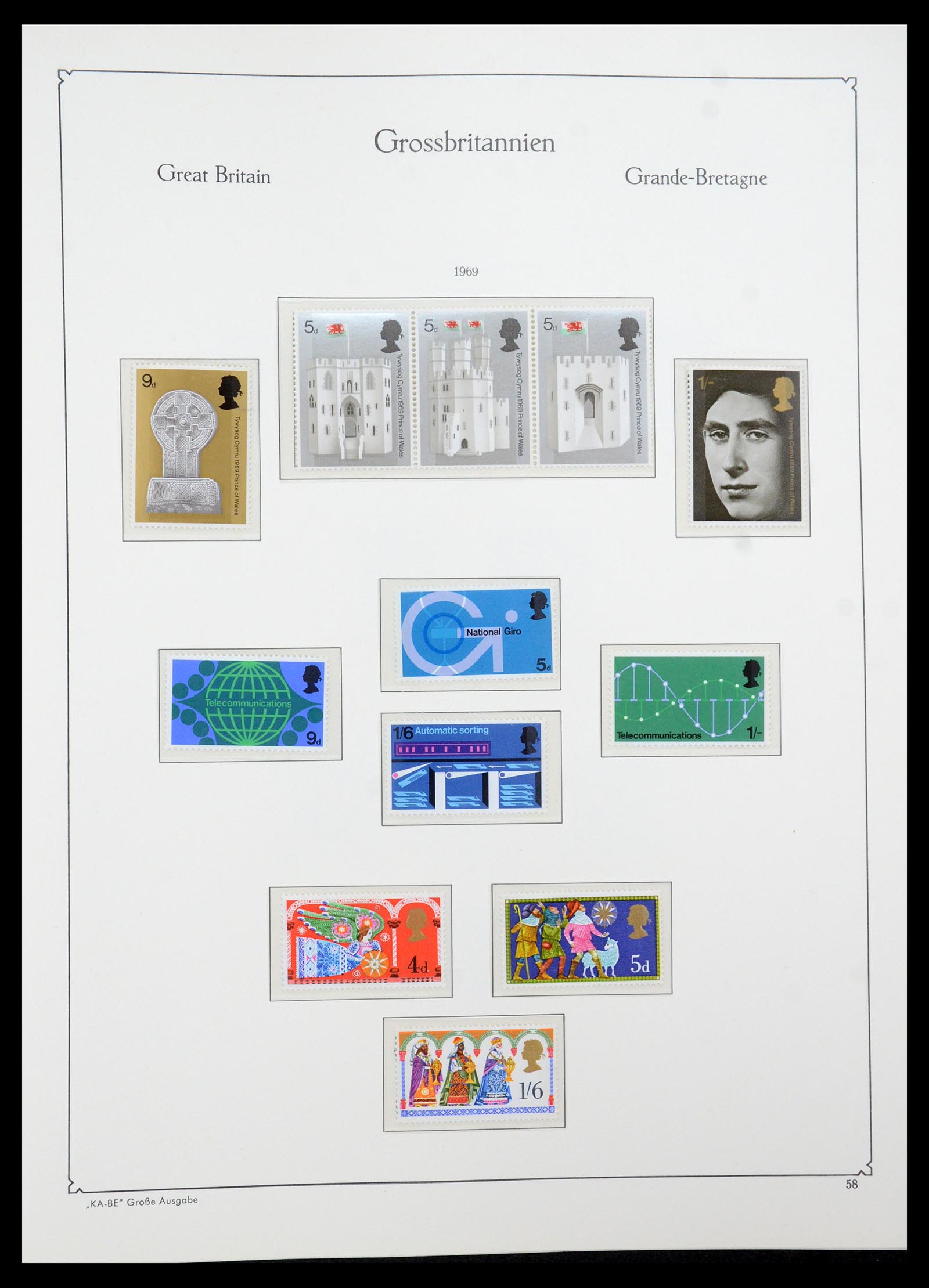 35209 038 - Postzegelverzameling 35209 Engeland 1935-1991.