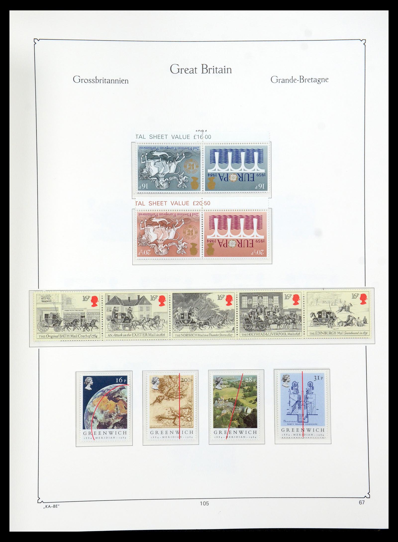 35209 100 - Stamp Collection 35209 Great Britain 1935-1991.