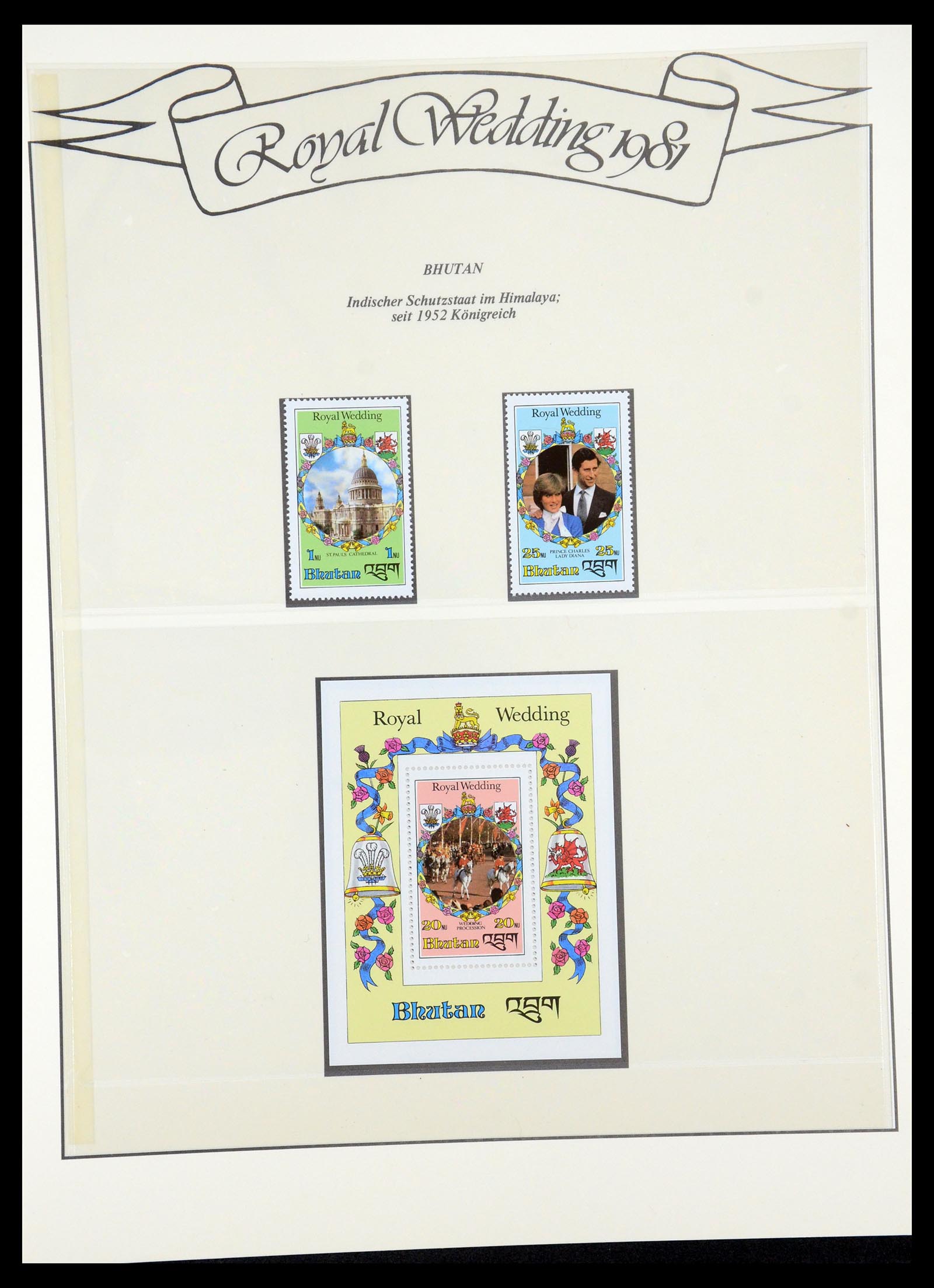 35210 007 - Postzegelverzameling 35210 Charles & Diana 1981-1997.