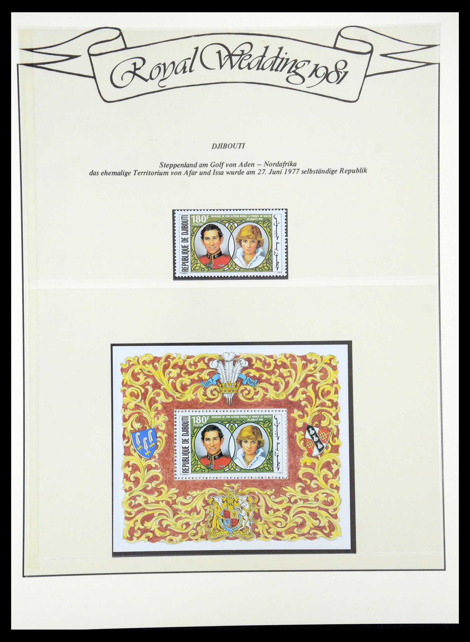 35210 010 - Postzegelverzameling 35210 Charles & Diana 1981-1997.