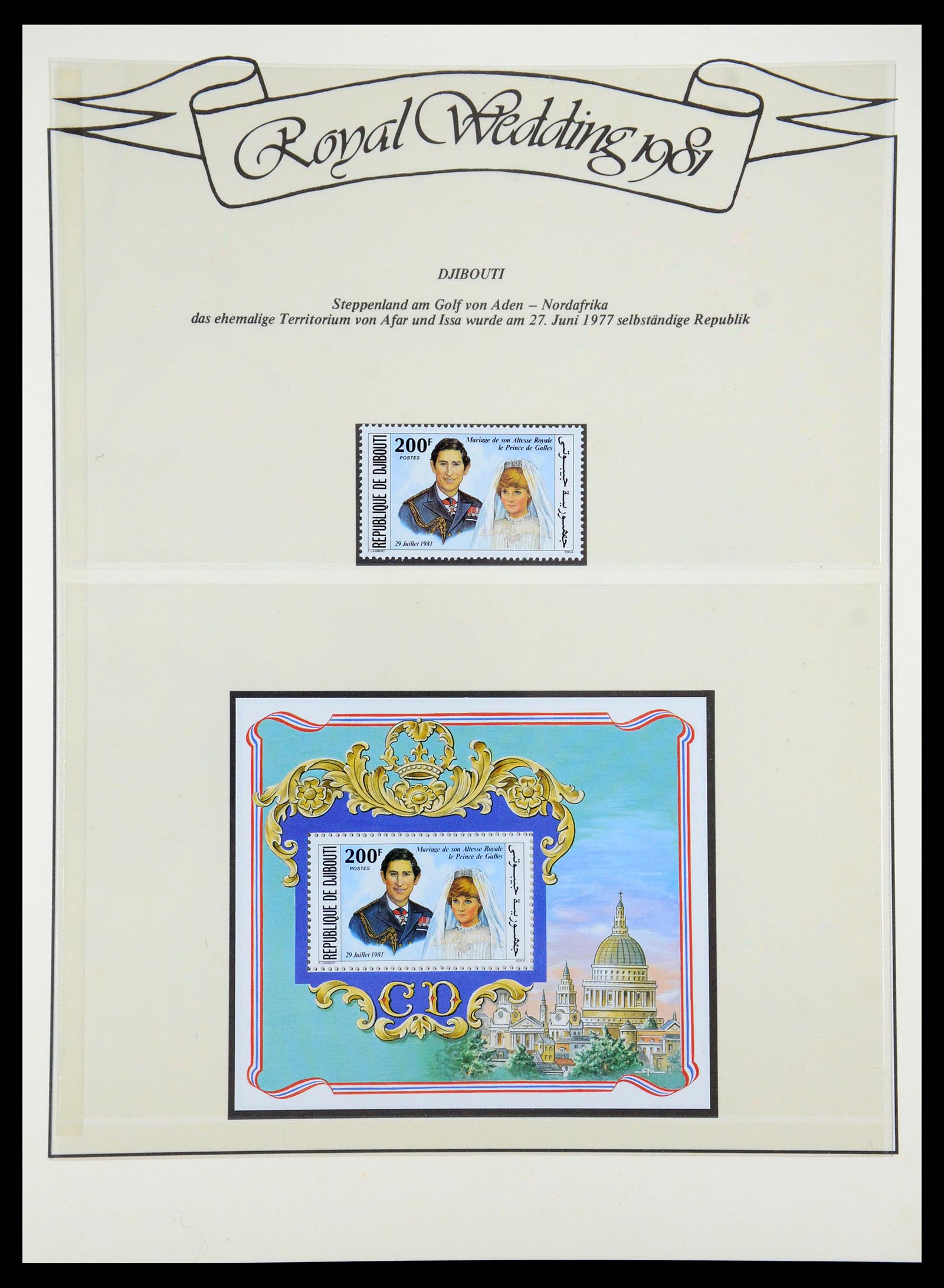 35210 011 - Postzegelverzameling 35210 Charles & Diana 1981-1997.