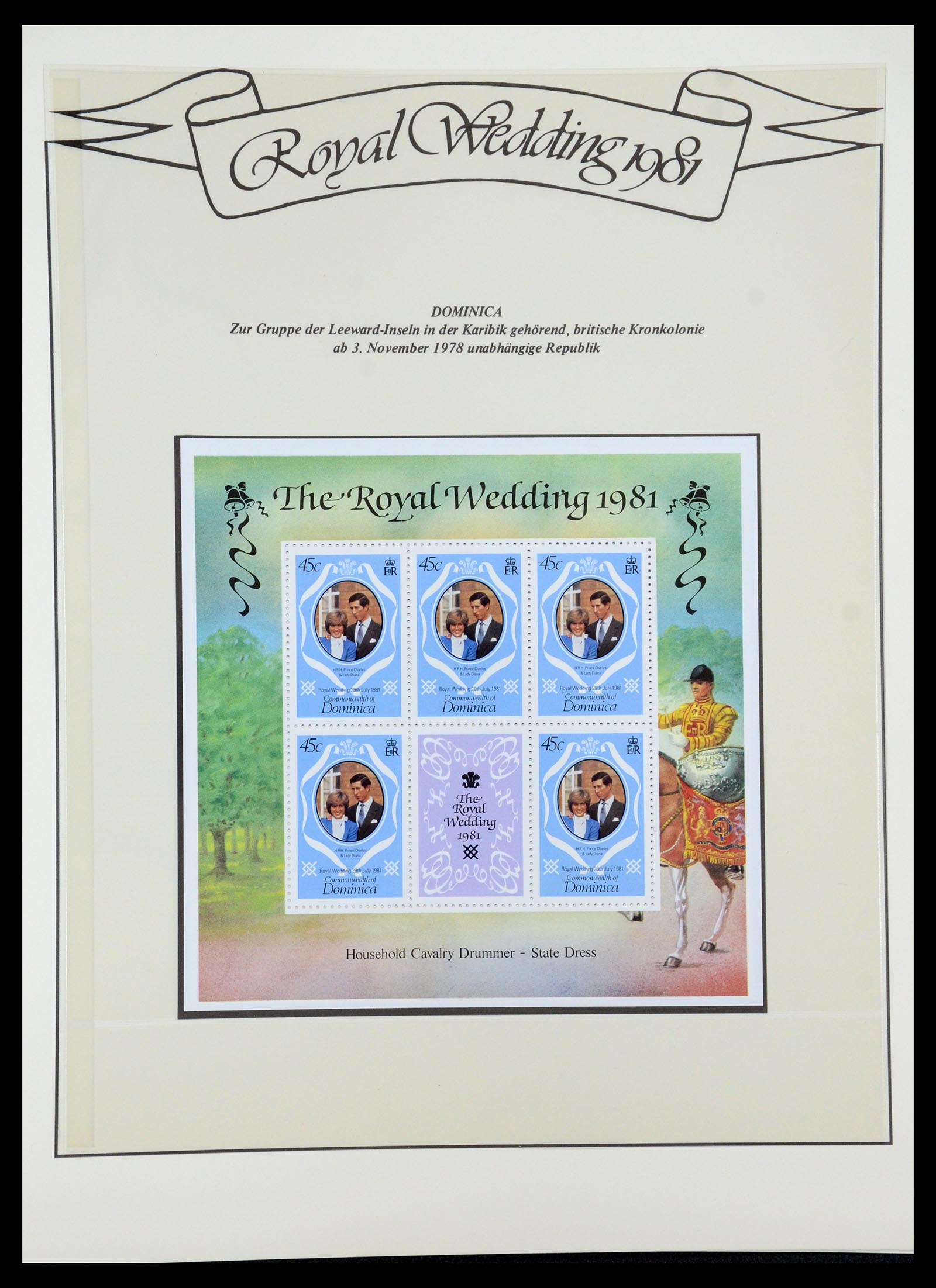 35210 012 - Stamp Collection 35210 Charles & Diana 1981-1997.