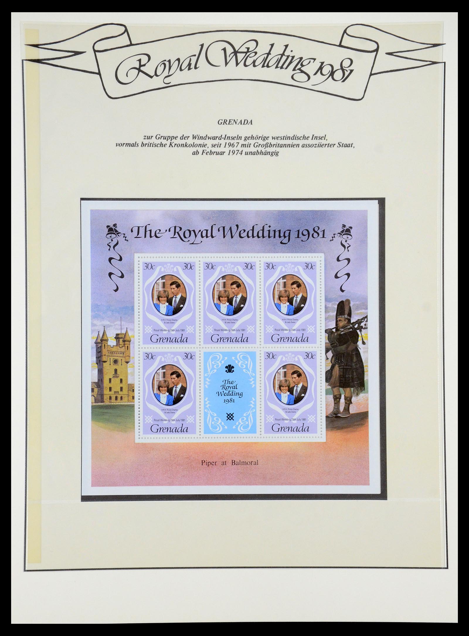 35210 018 - Stamp Collection 35210 Charles & Diana 1981-1997.